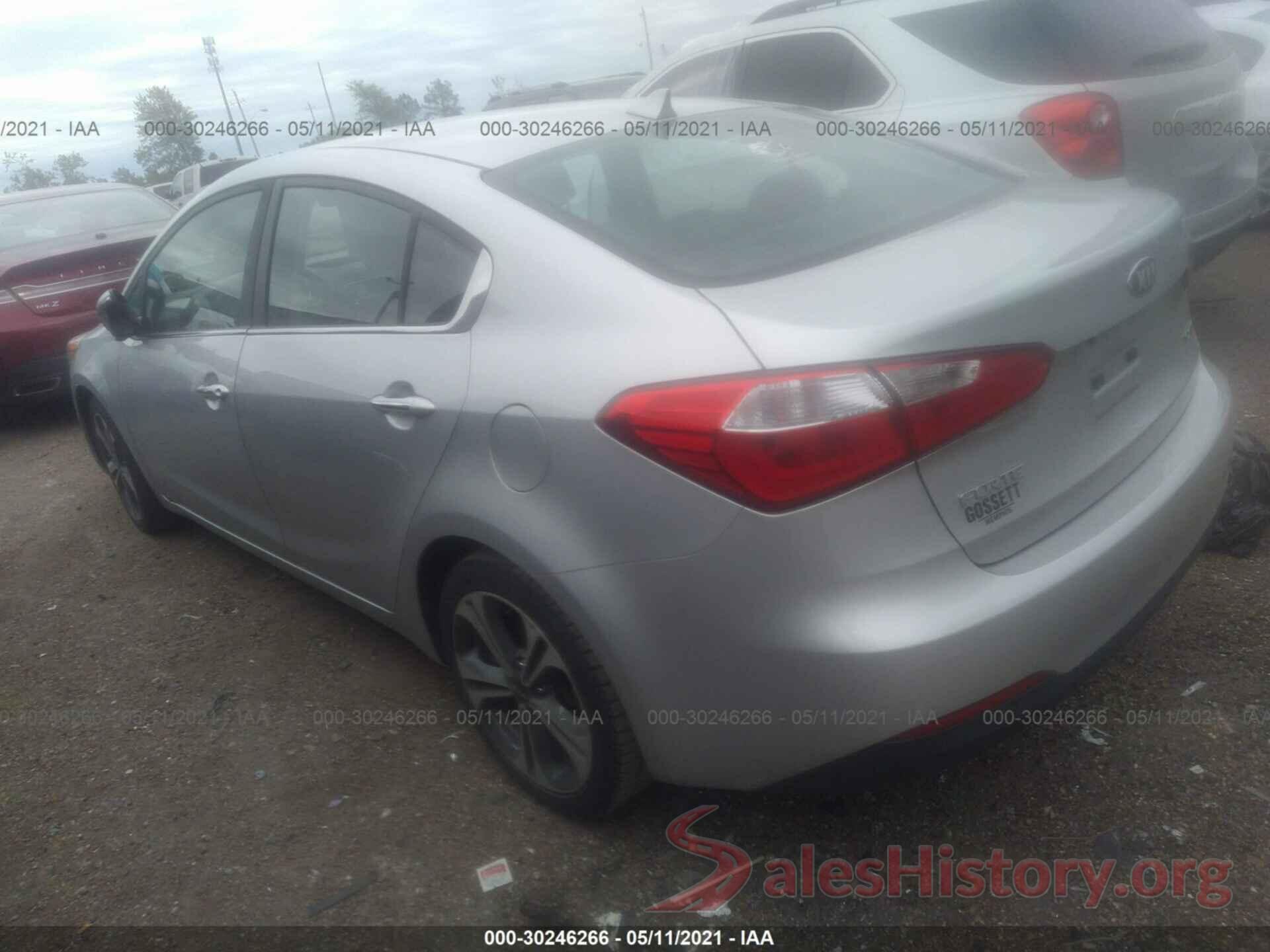 KNAFX4A89G5529524 2016 KIA FORTE