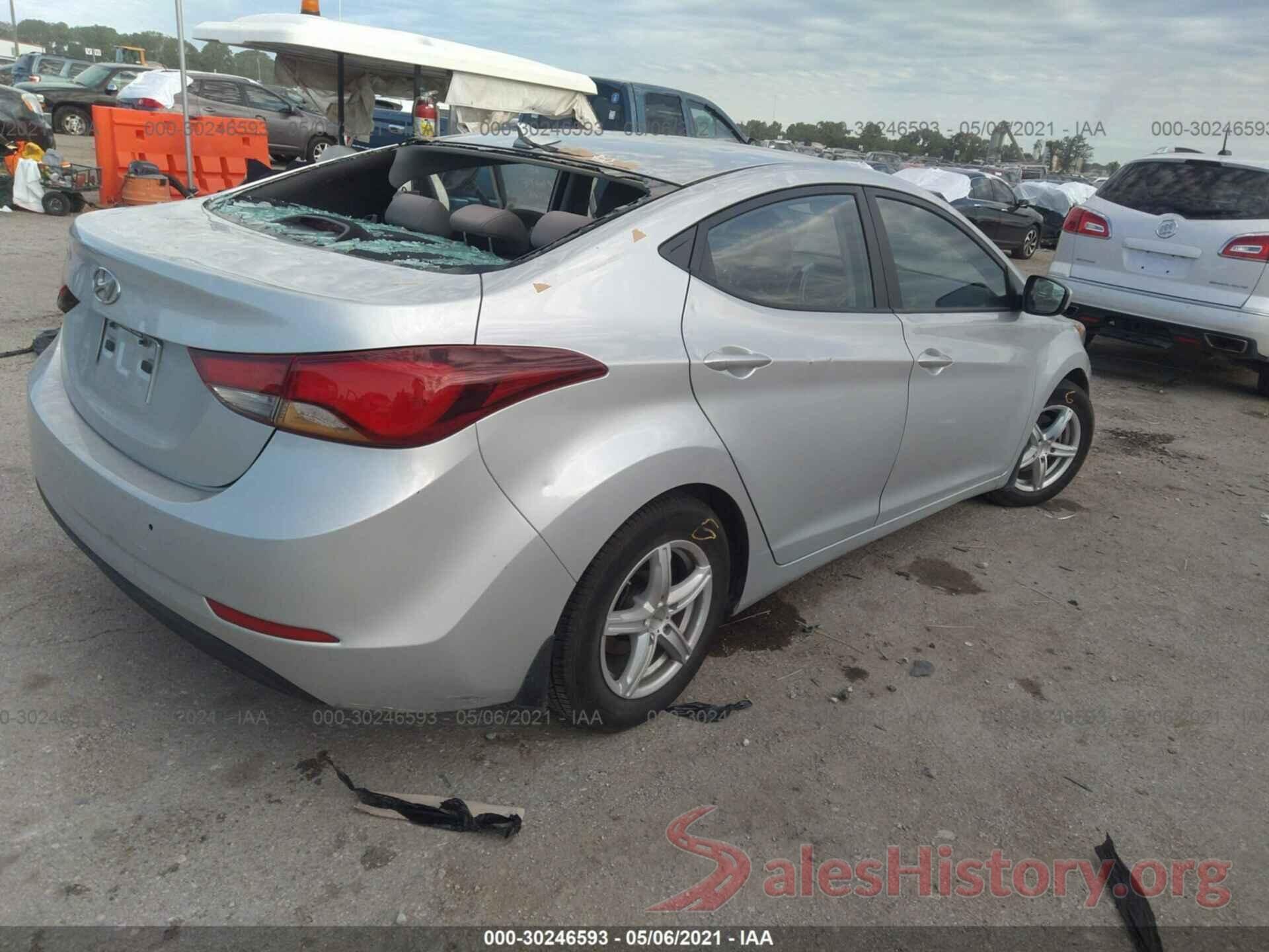 KMHDH4AEXGU548128 2016 HYUNDAI ELANTRA