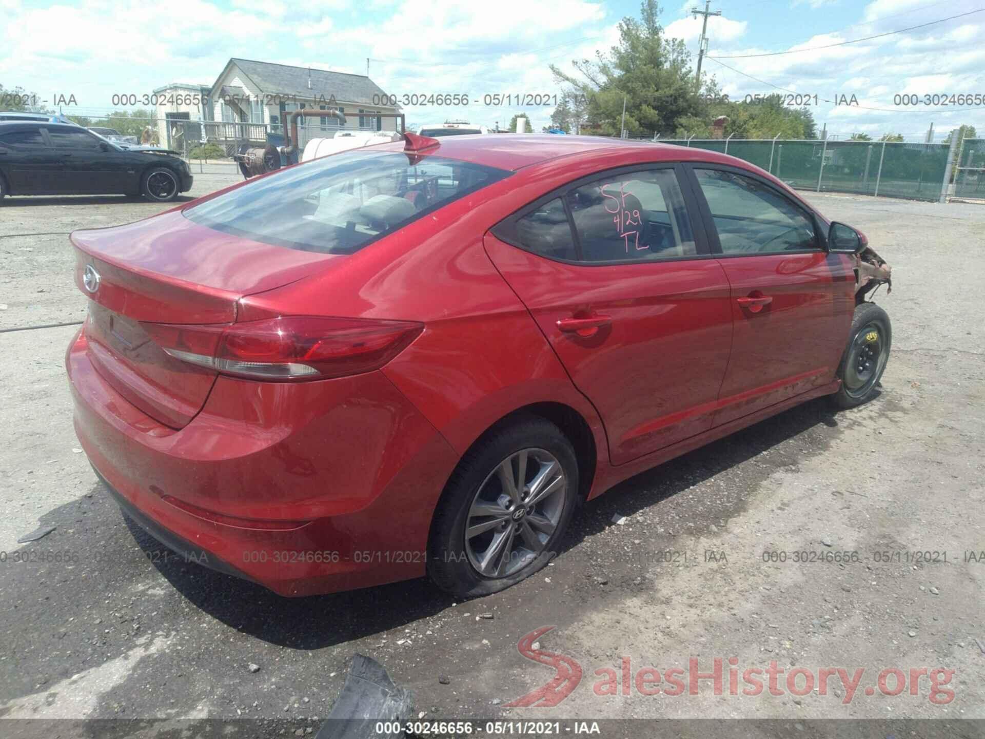 5NPD84LF4HH207071 2017 HYUNDAI ELANTRA