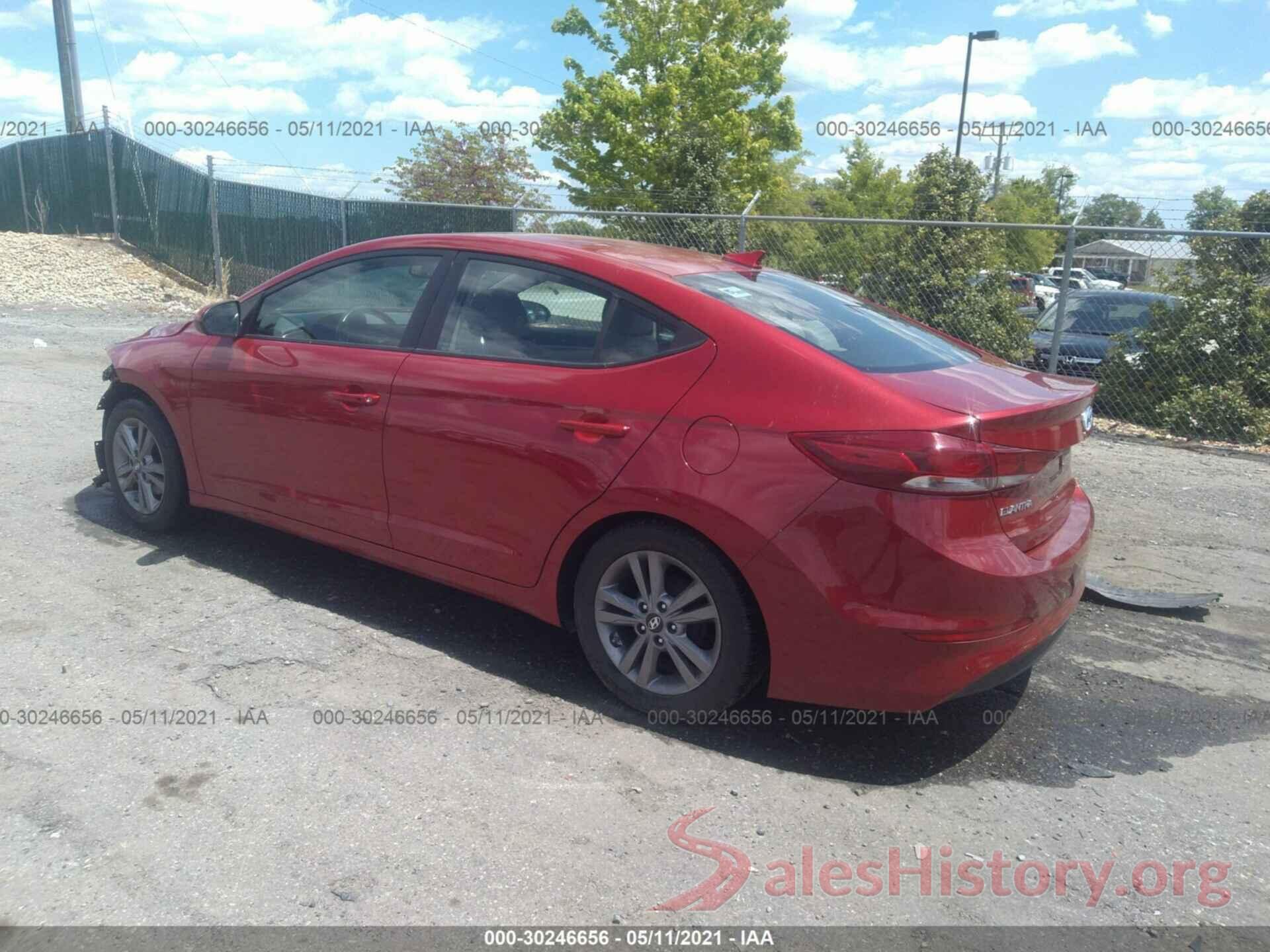 5NPD84LF4HH207071 2017 HYUNDAI ELANTRA