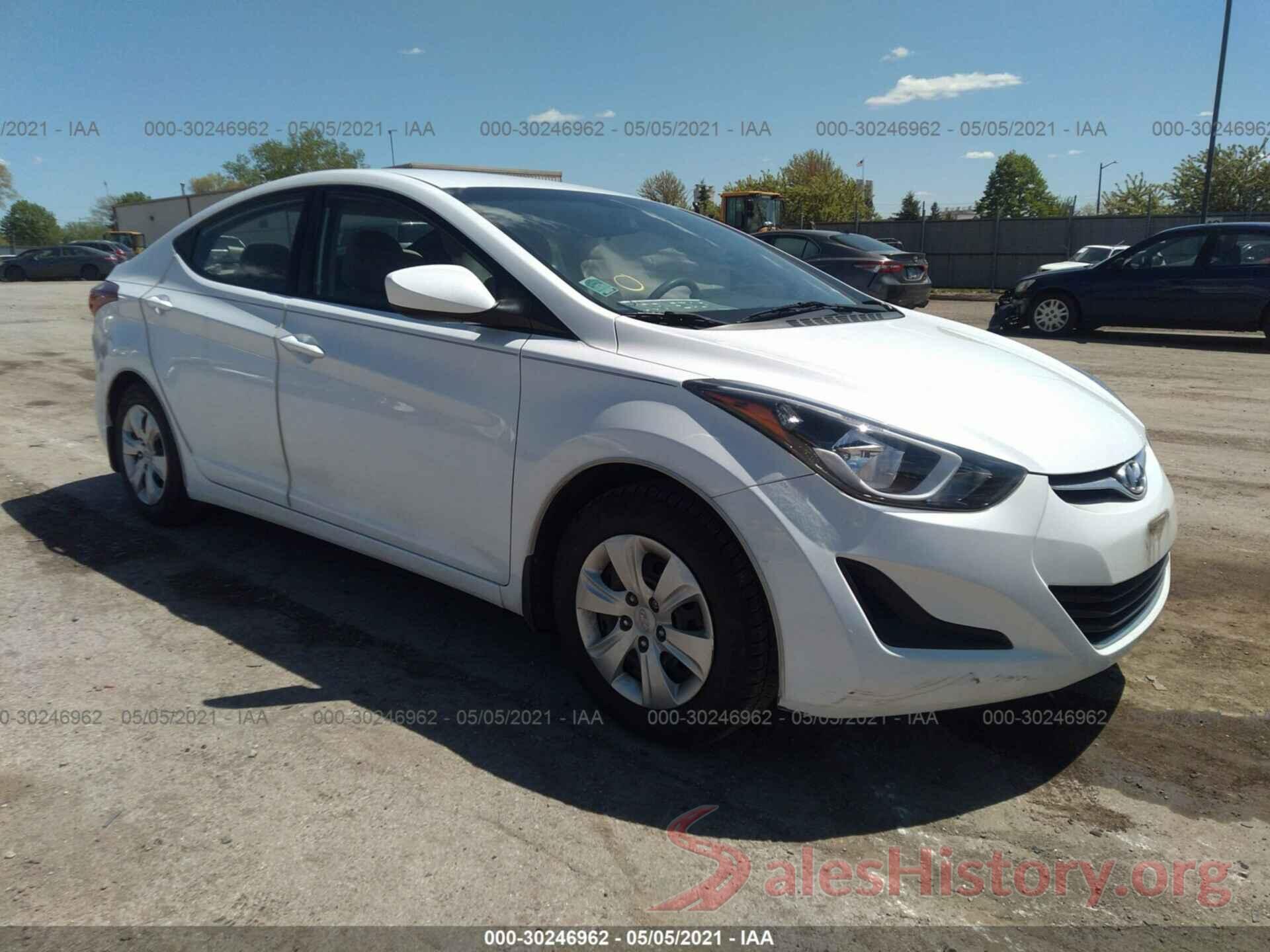 5NPDH4AE0GH793650 2016 HYUNDAI ELANTRA