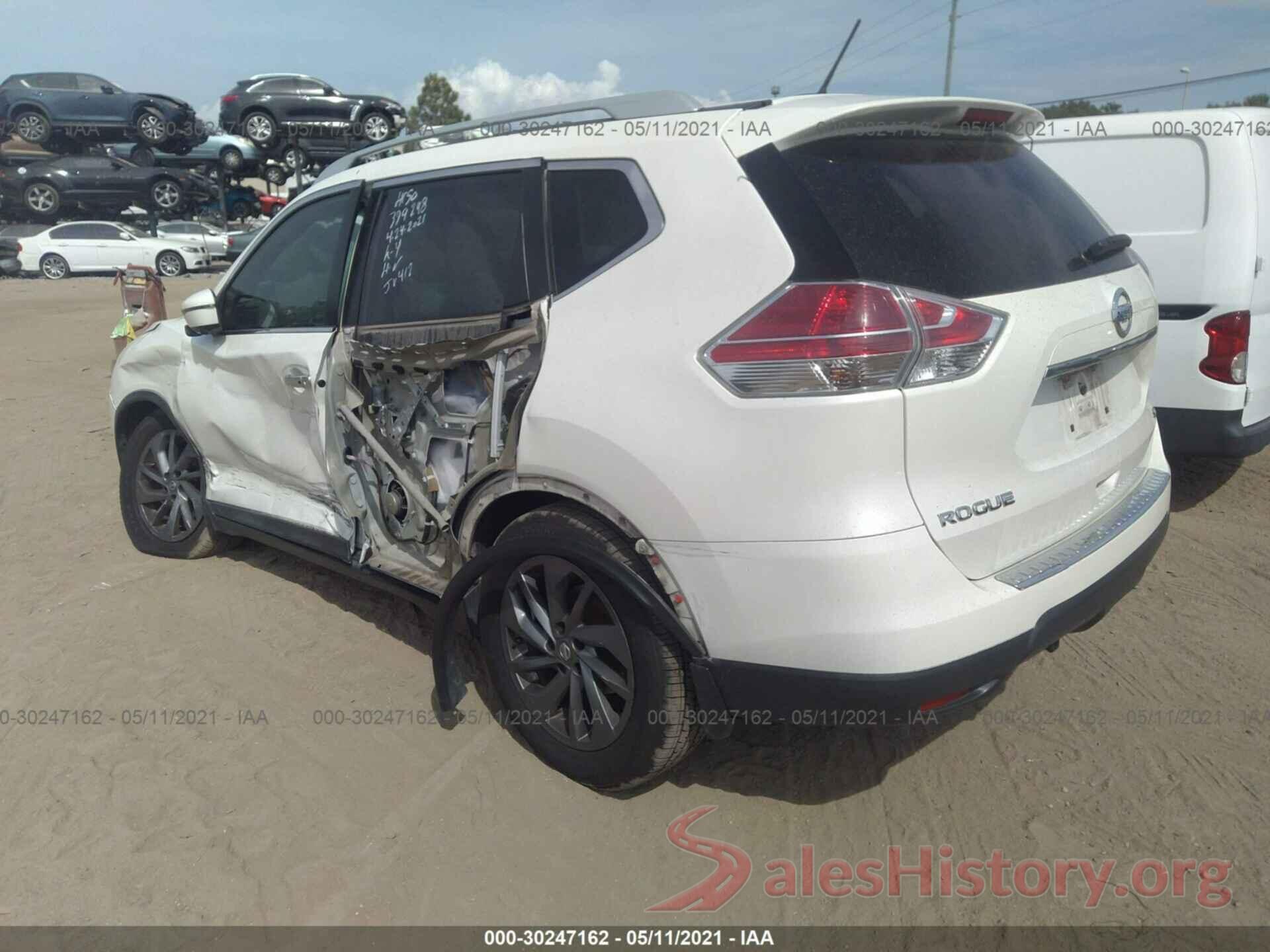 5N1AT2MT6GC780344 2016 NISSAN ROGUE