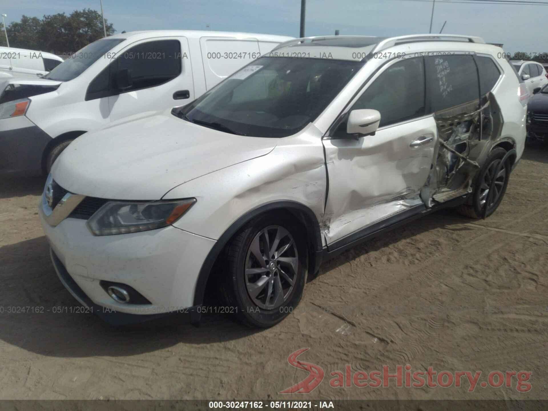 5N1AT2MT6GC780344 2016 NISSAN ROGUE