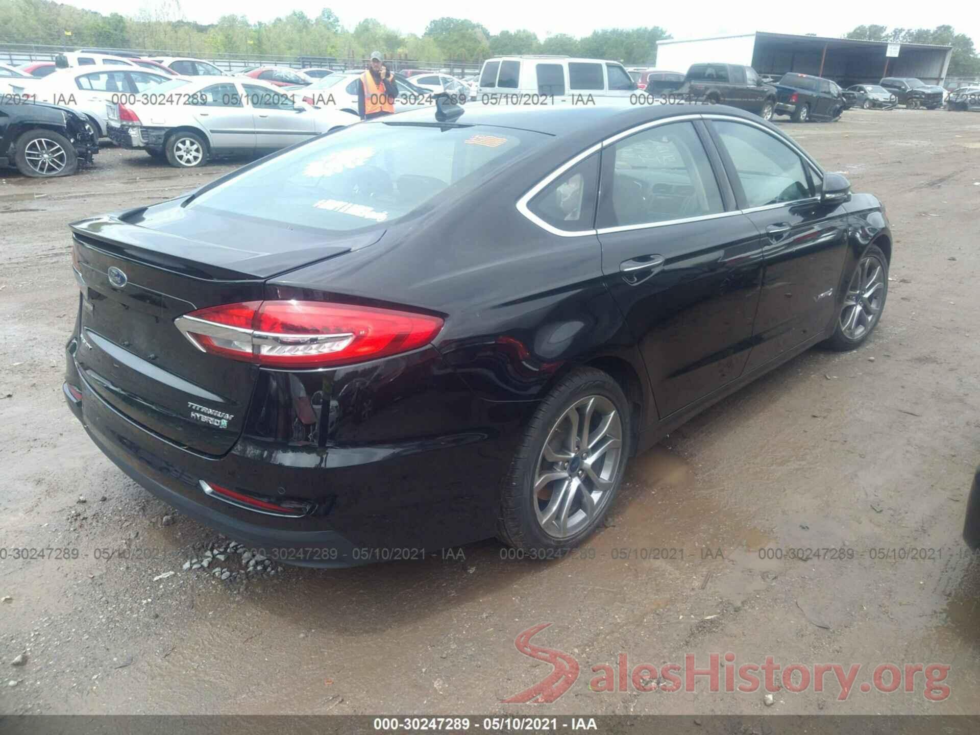 3FA6P0RU8KR139359 2019 FORD FUSION HYBRID