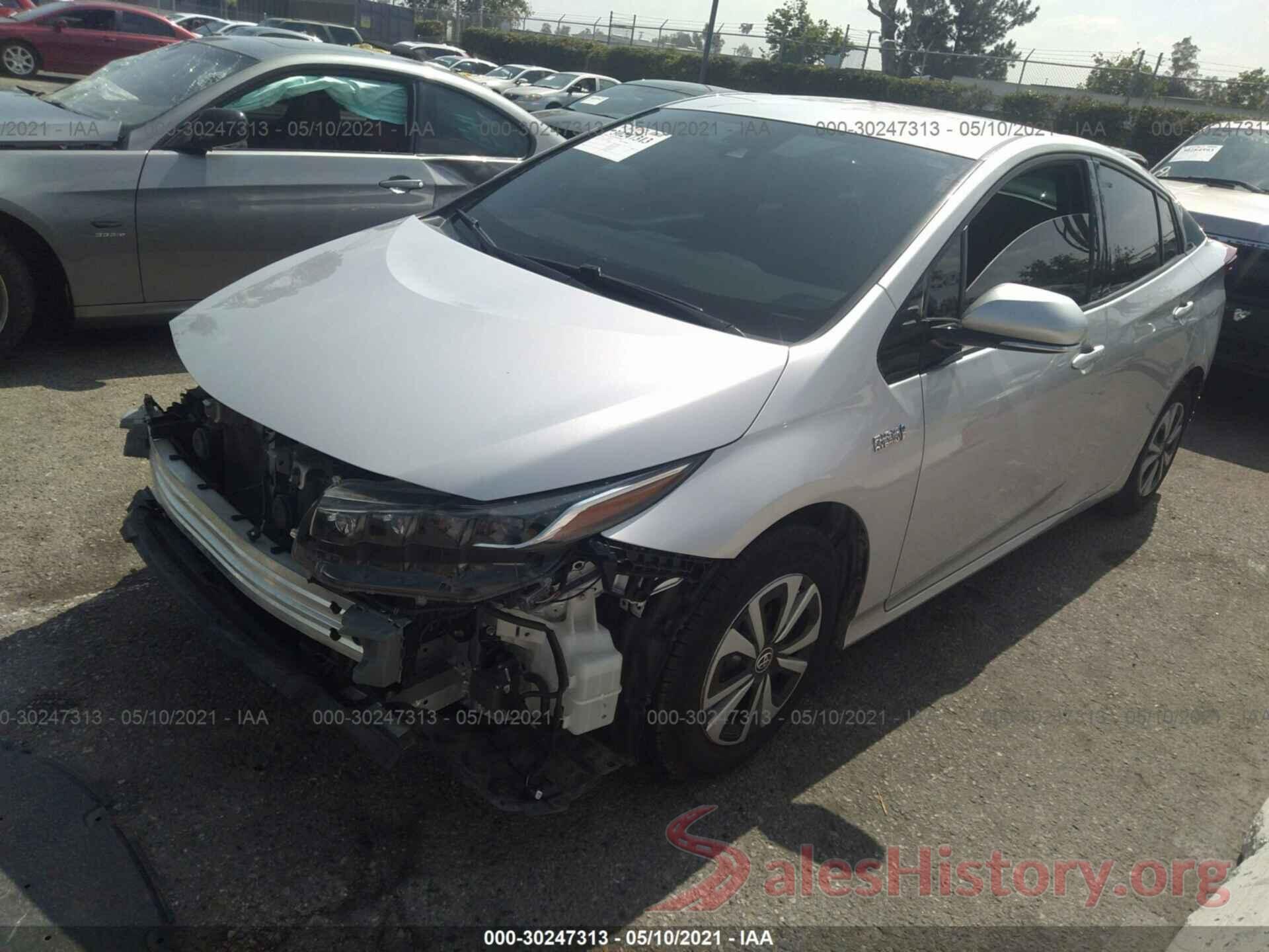 JTDKARFP8J3076614 2018 TOYOTA PRIUS PRIME