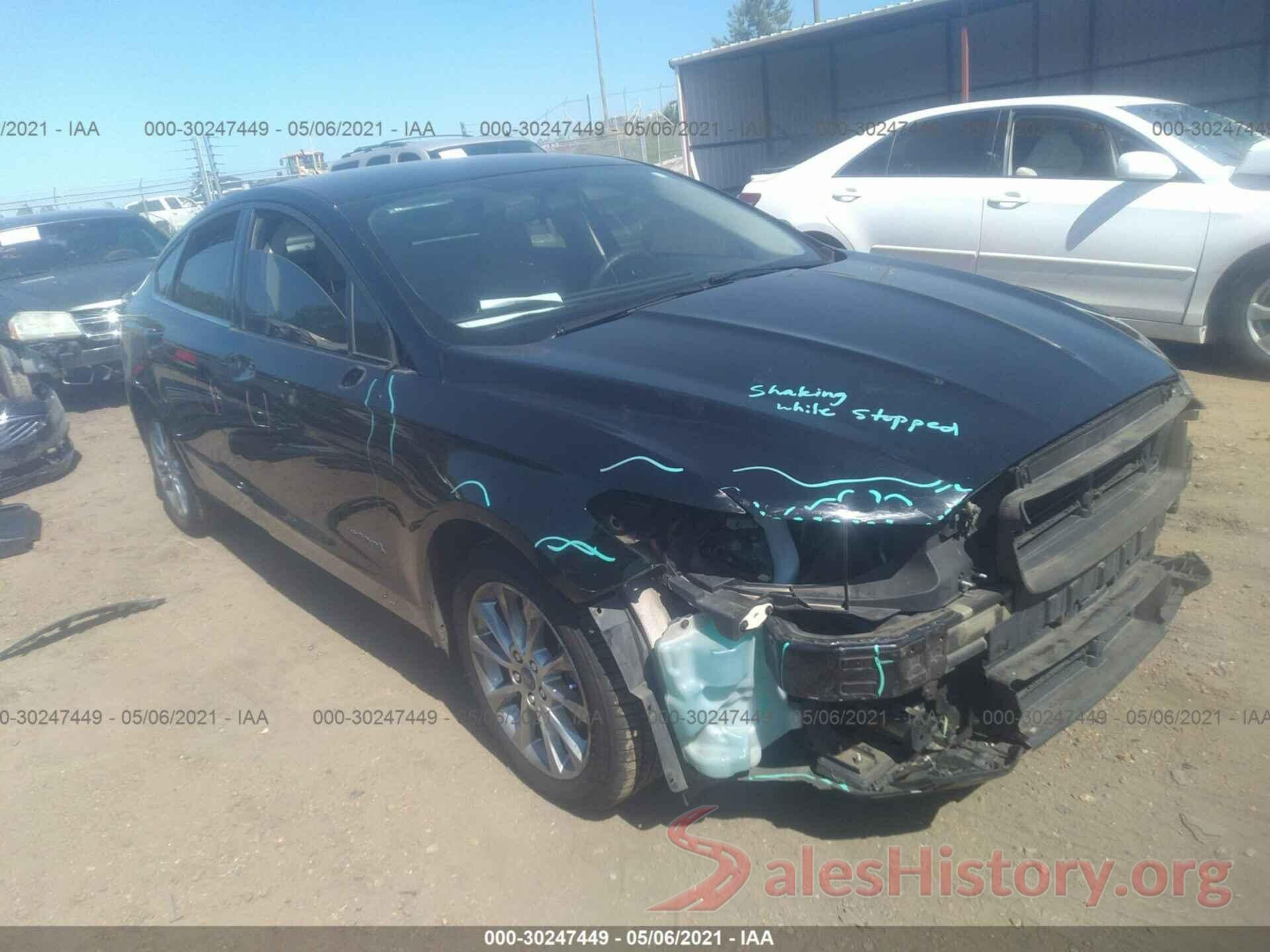 3FA6P0UU8HR183197 2017 FORD FUSION