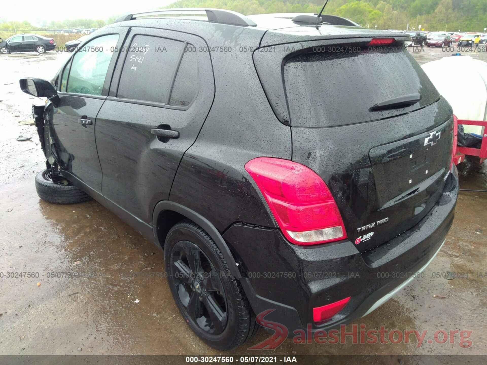 KL7CJRSB3KB749523 2019 CHEVROLET TRAX