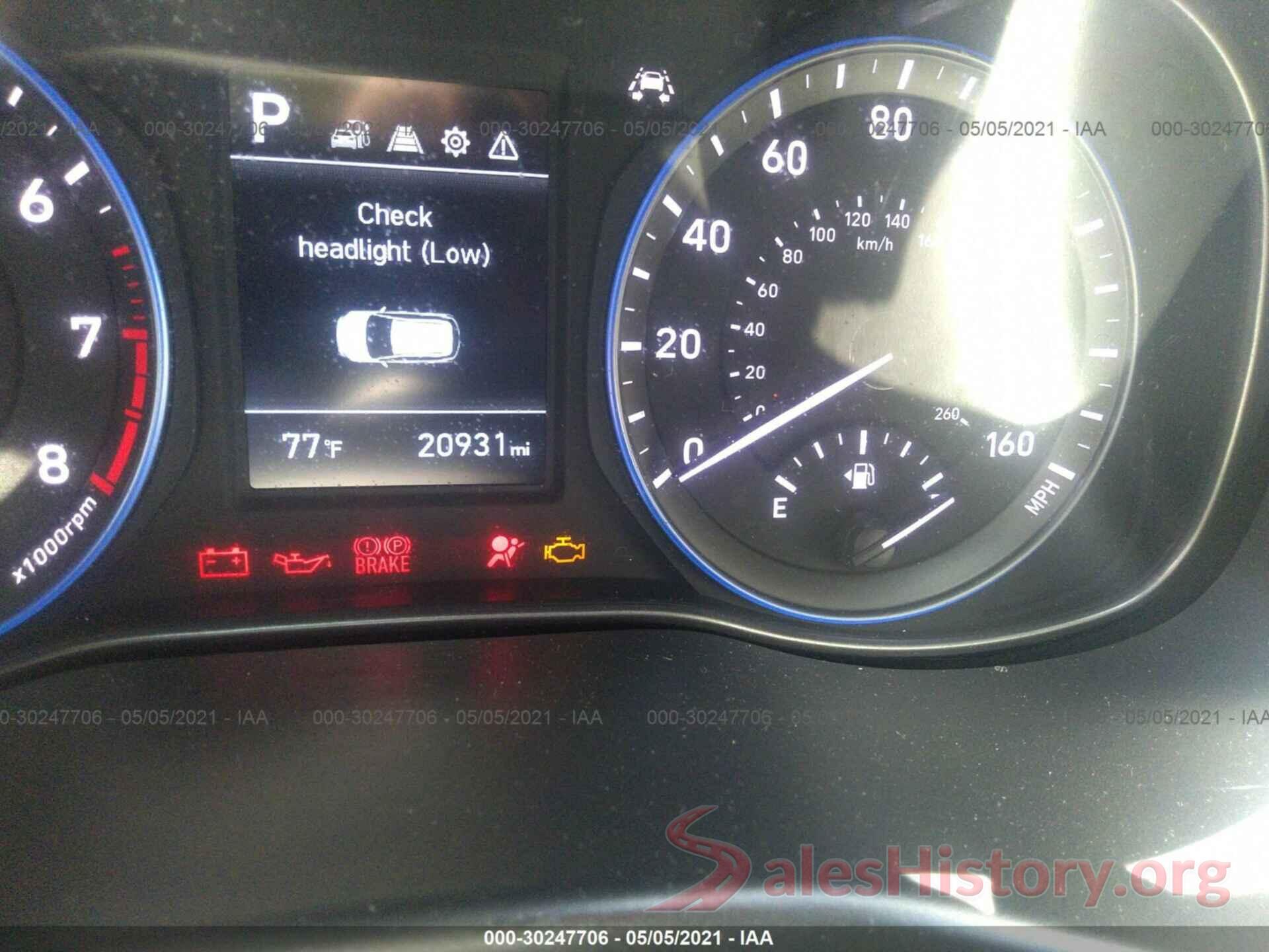 KM8K22AA7LU552156 2020 HYUNDAI KONA