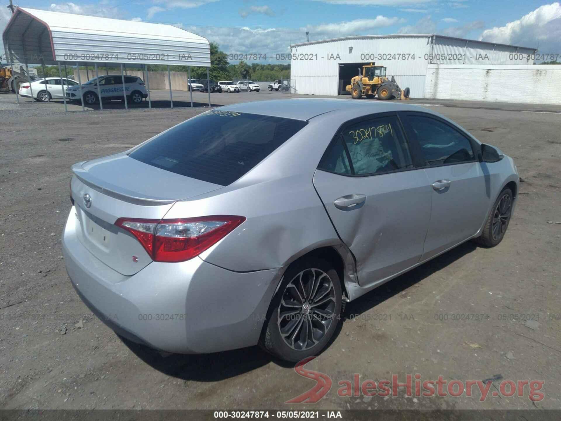 2T1BURHE2GC507287 2016 TOYOTA COROLLA