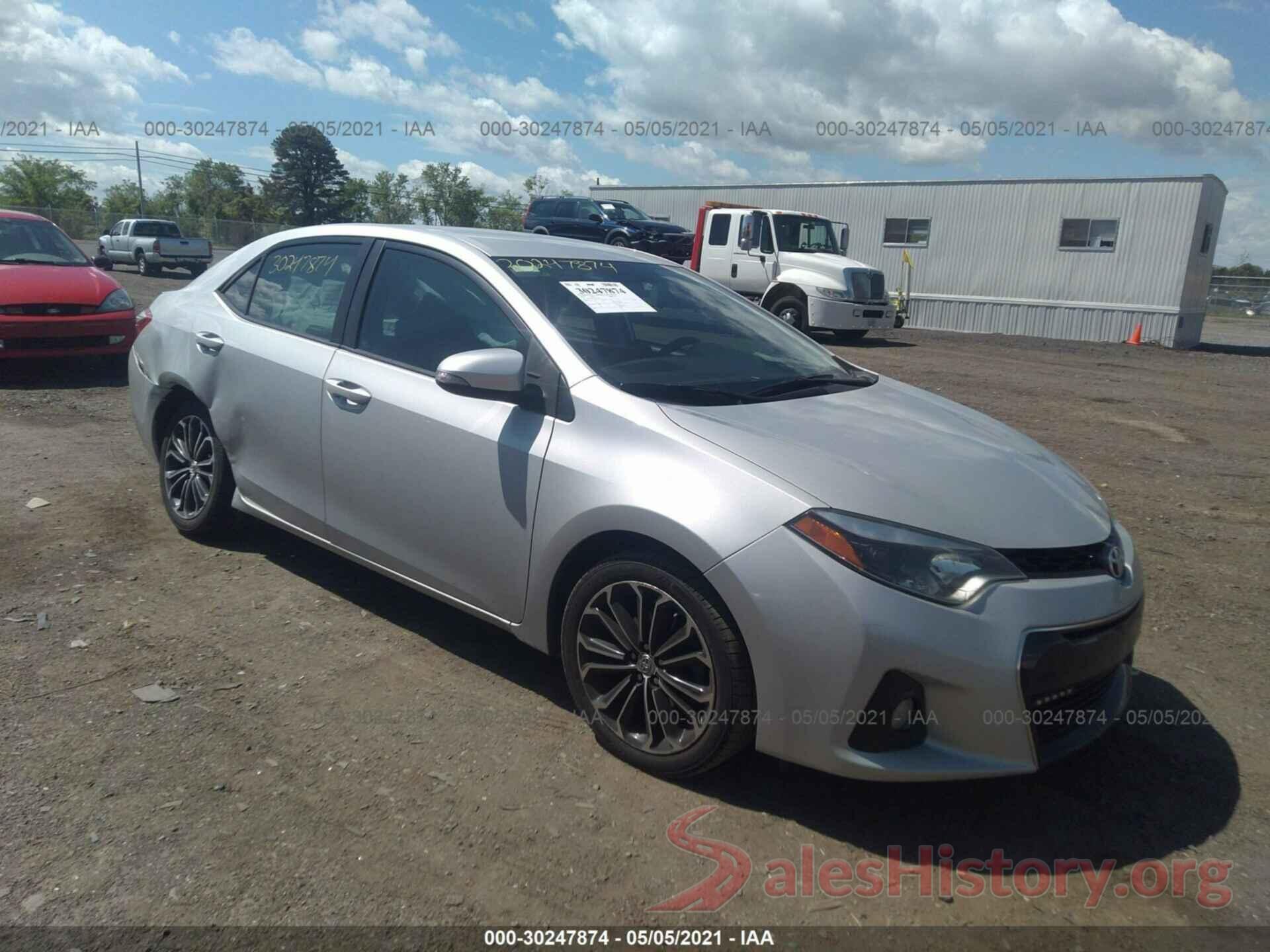 2T1BURHE2GC507287 2016 TOYOTA COROLLA