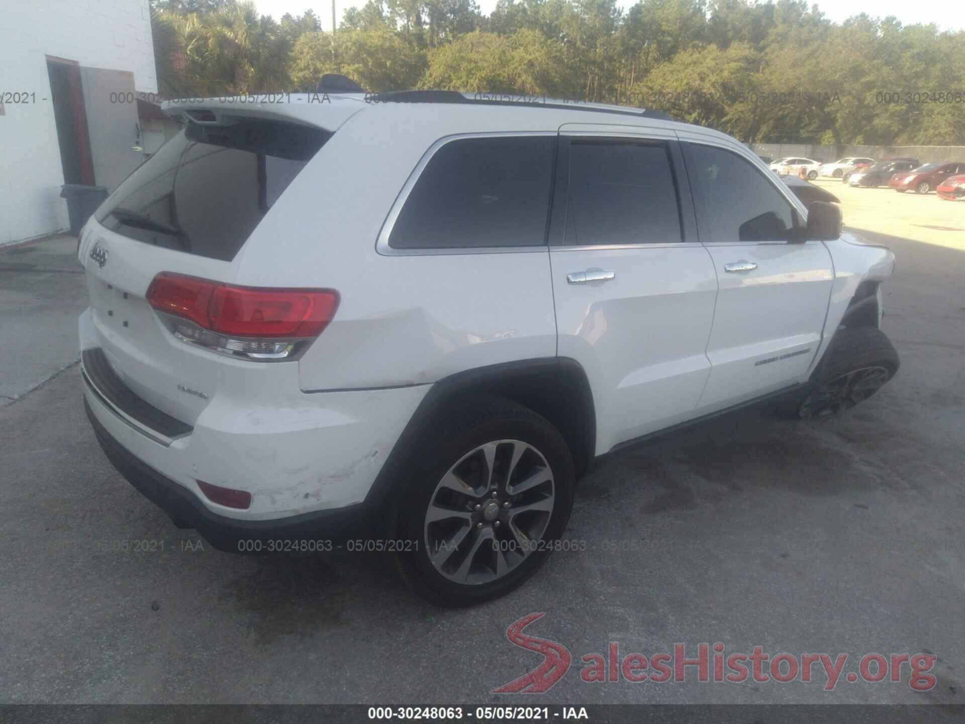 1C4RJFBG2JC106712 2018 JEEP GRAND CHEROKEE