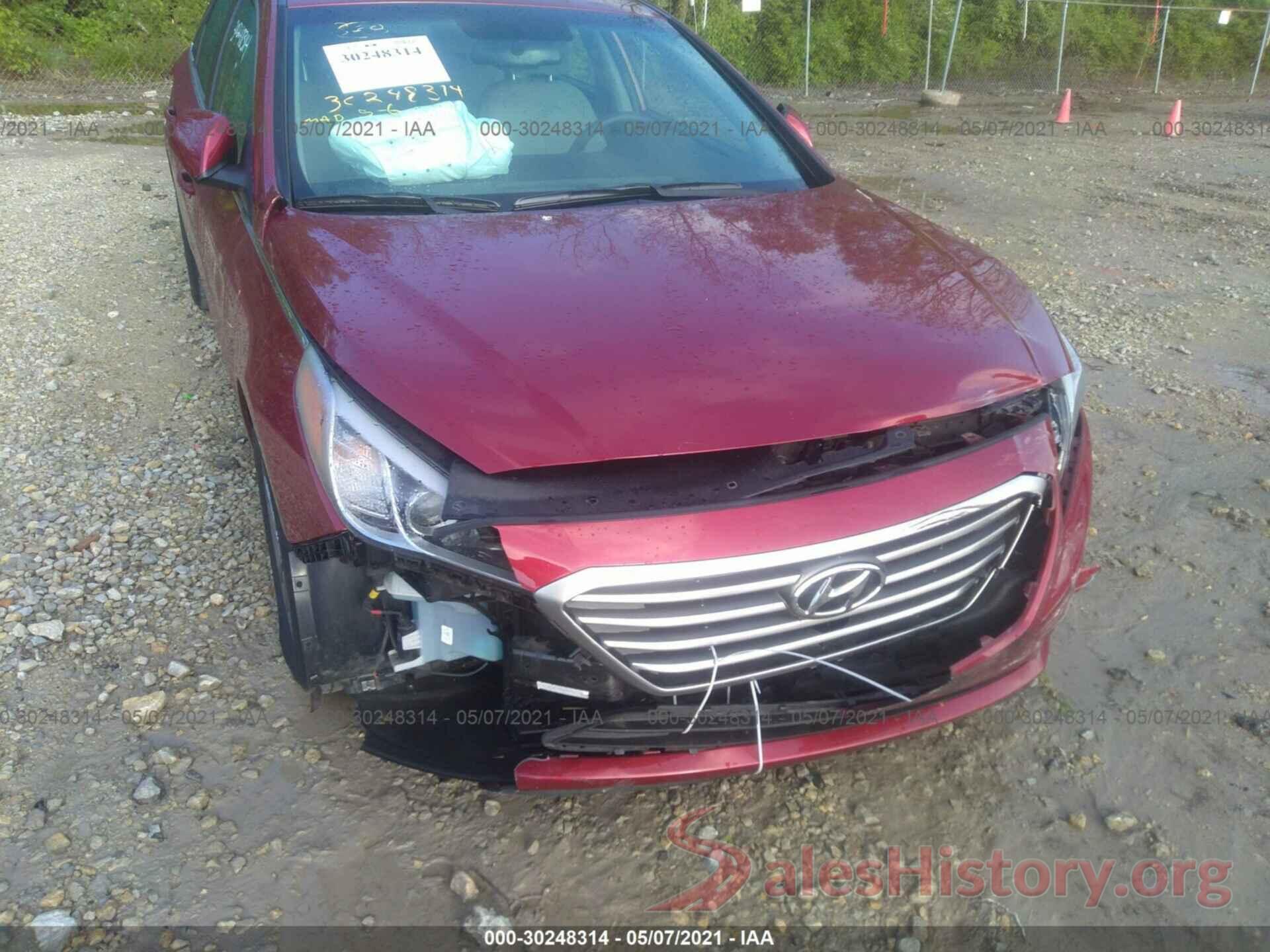 5NPE24AF9GH413803 2016 HYUNDAI SONATA