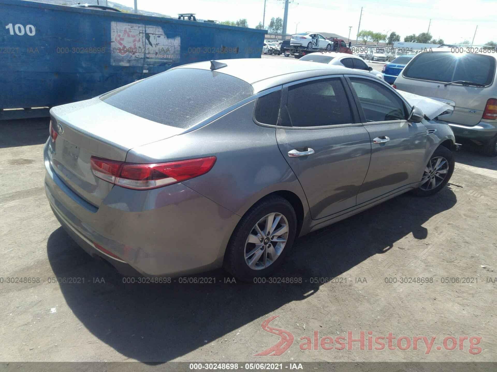 5XXGT4L35GG088037 2016 KIA OPTIMA