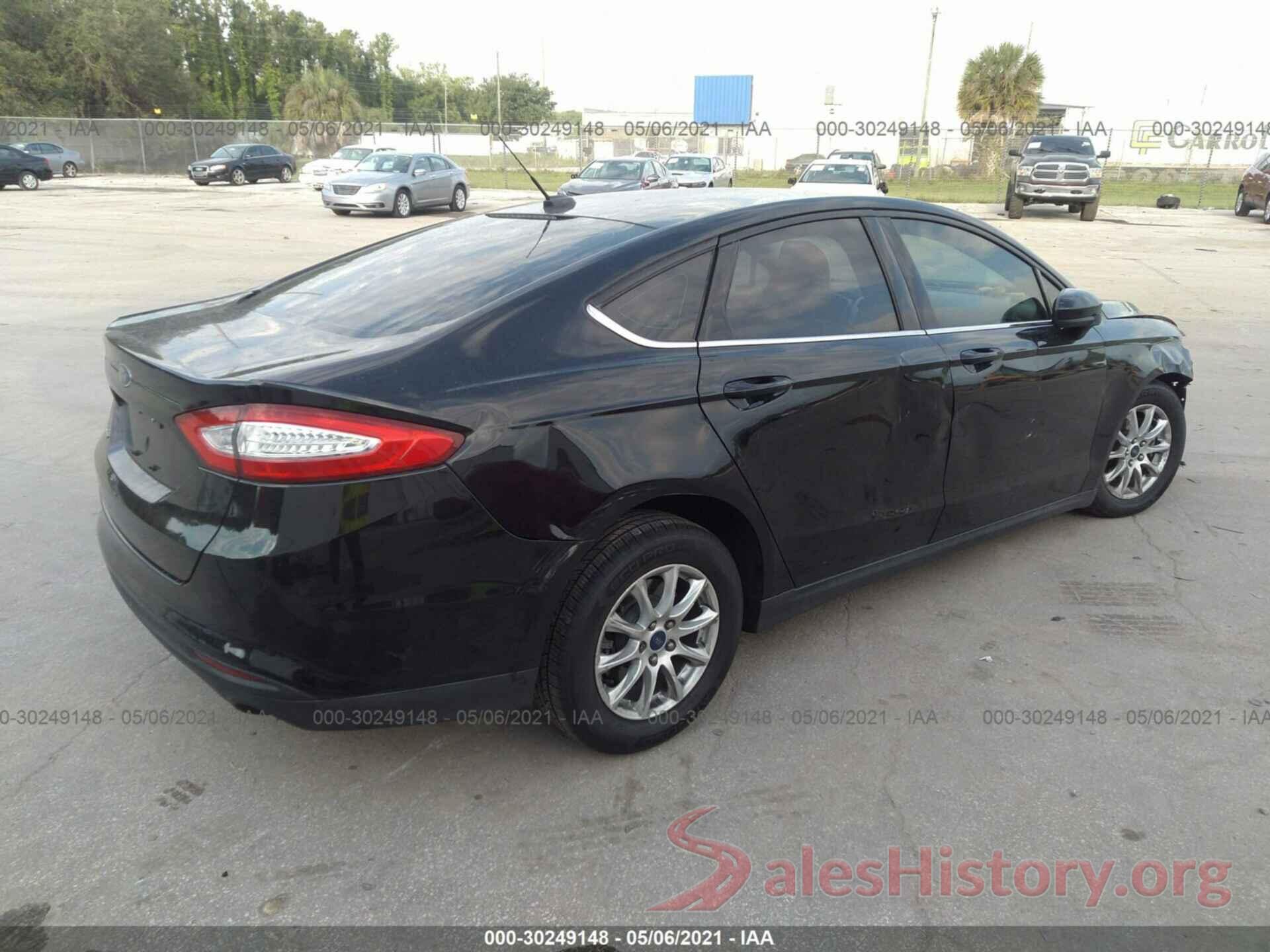 3FA6P0G74GR183850 2016 FORD FUSION