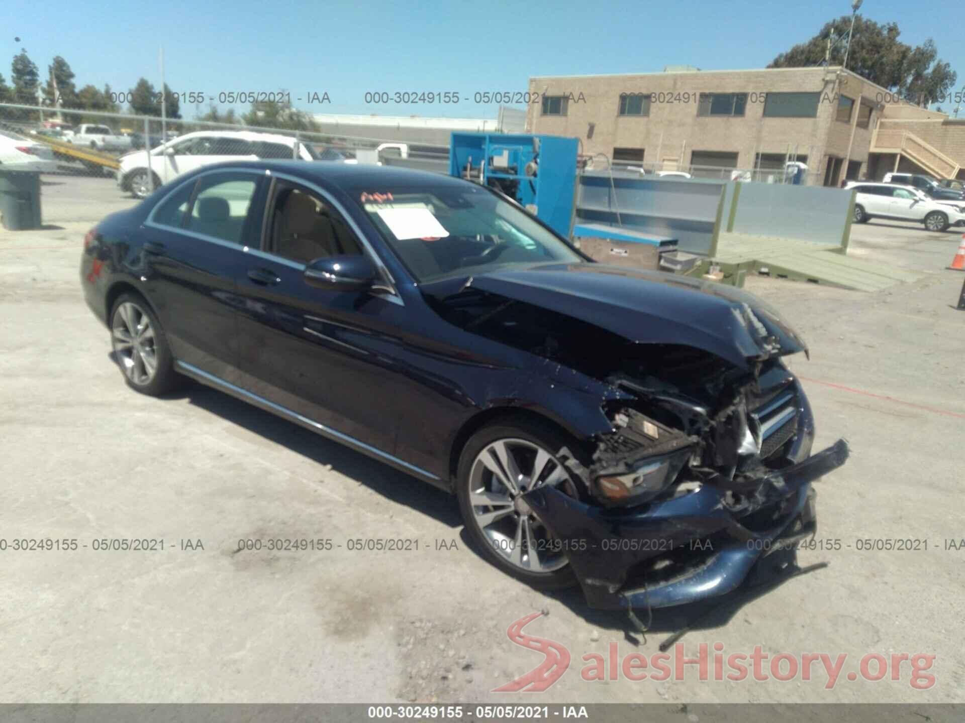 55SWF4JB6GU152858 2016 MERCEDES-BENZ C-CLASS