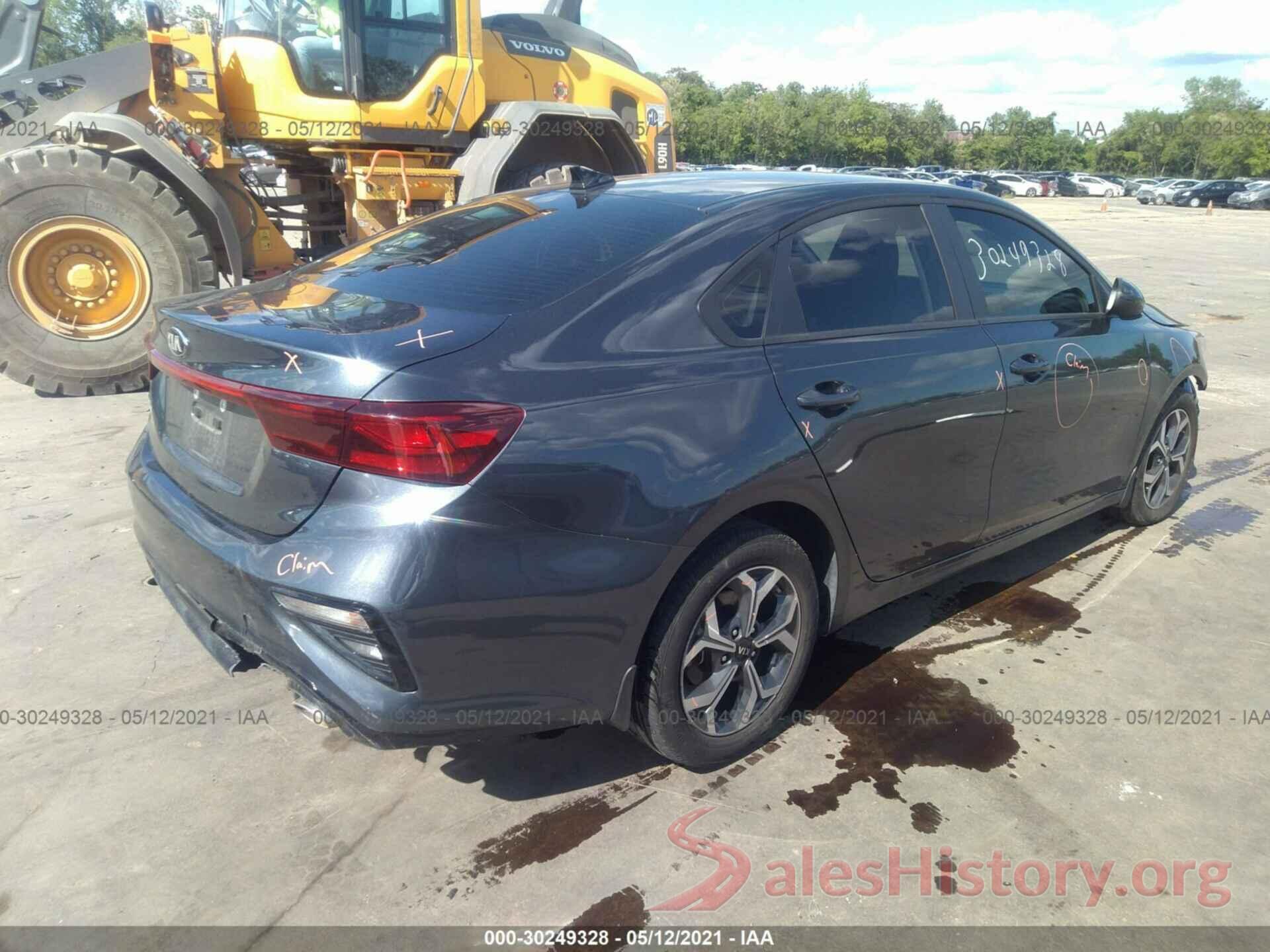 3KPF24AD4KE037205 2019 KIA FORTE