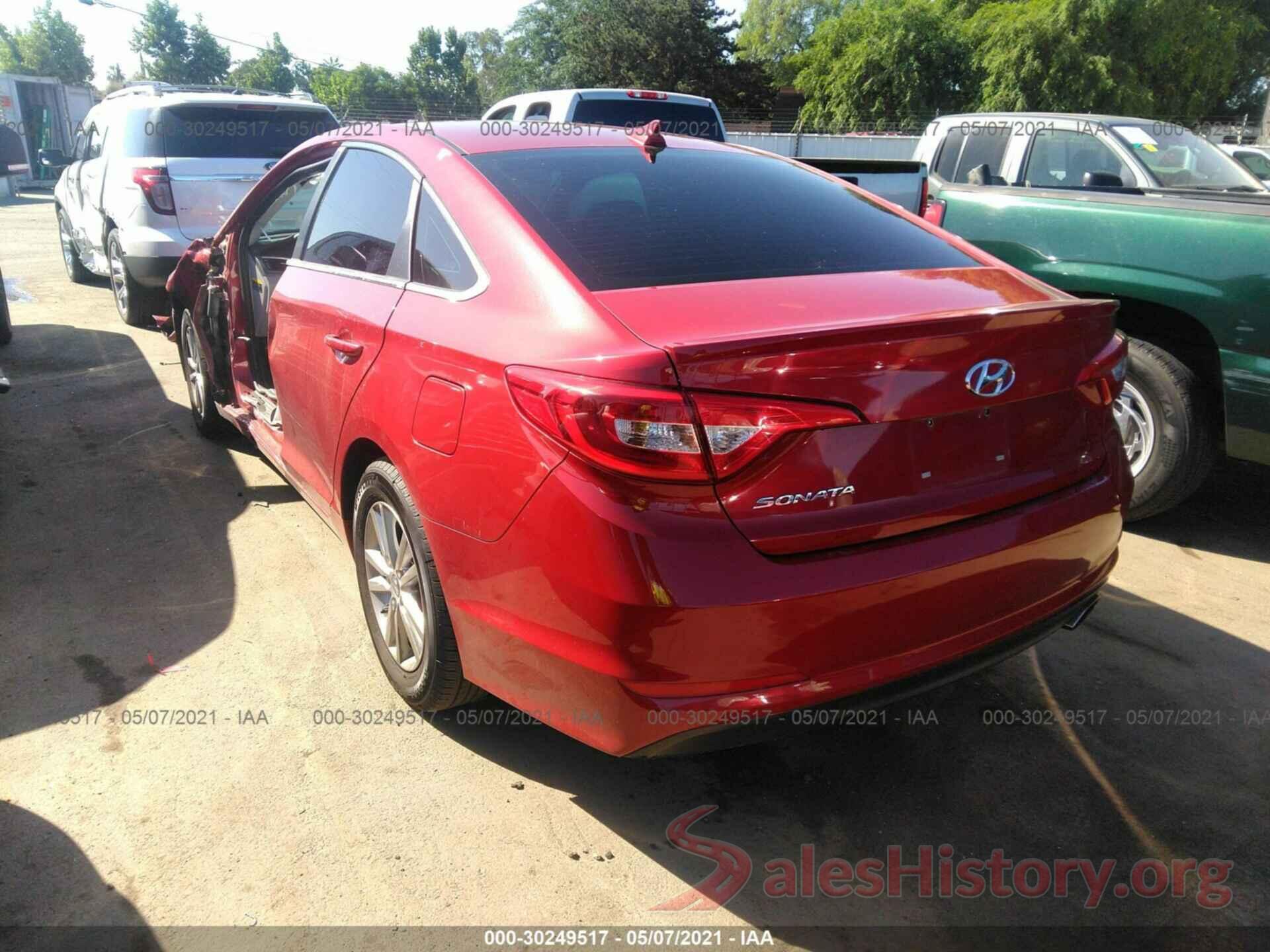 5NPE24AF5HH558645 2017 HYUNDAI SONATA