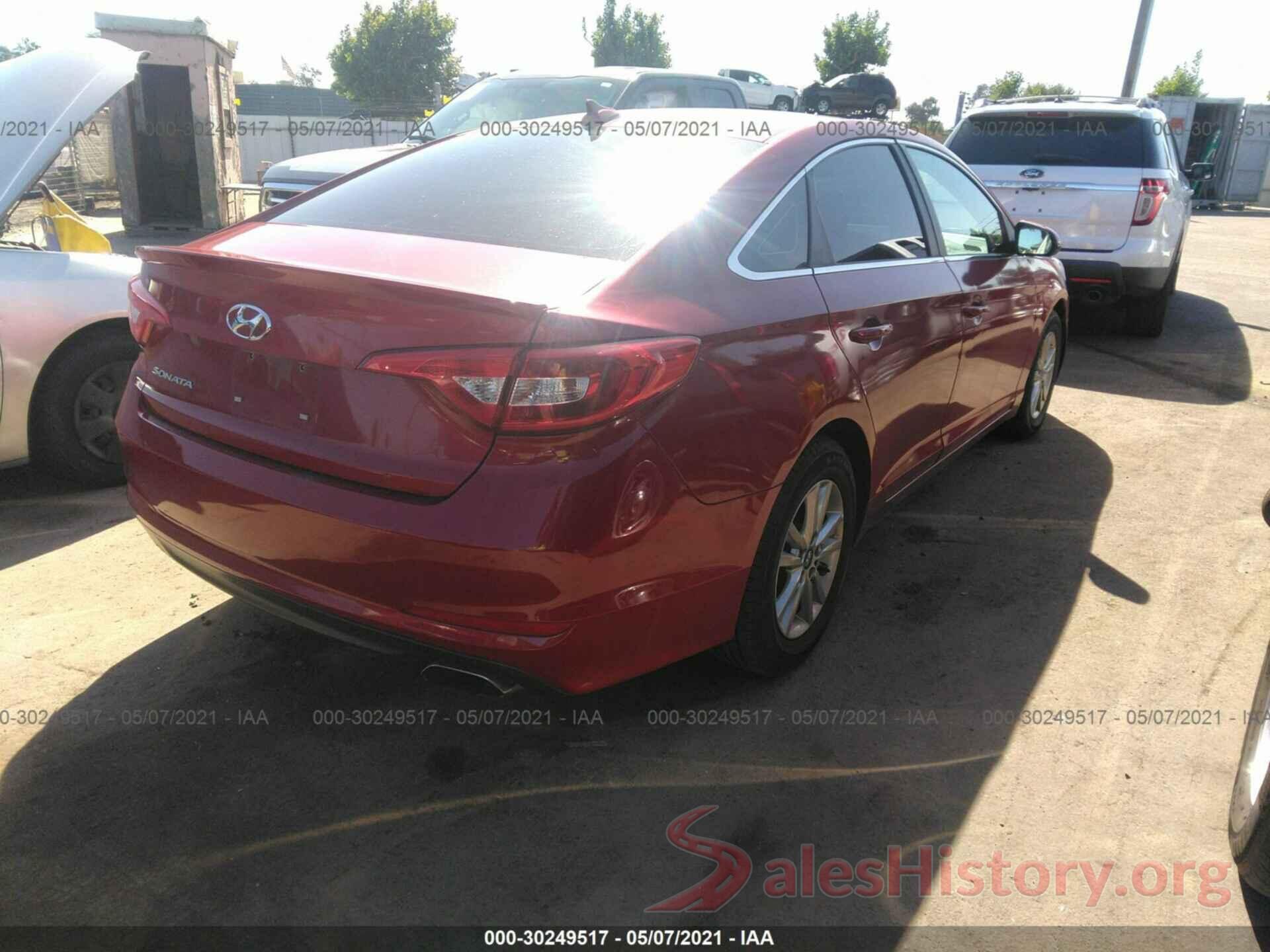 5NPE24AF5HH558645 2017 HYUNDAI SONATA