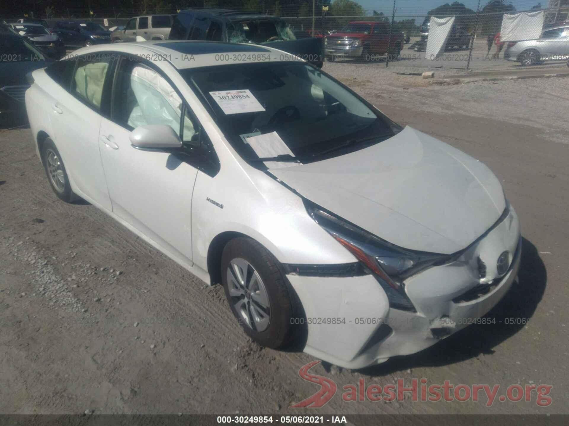 JTDKARFU9G3029008 2016 TOYOTA PRIUS