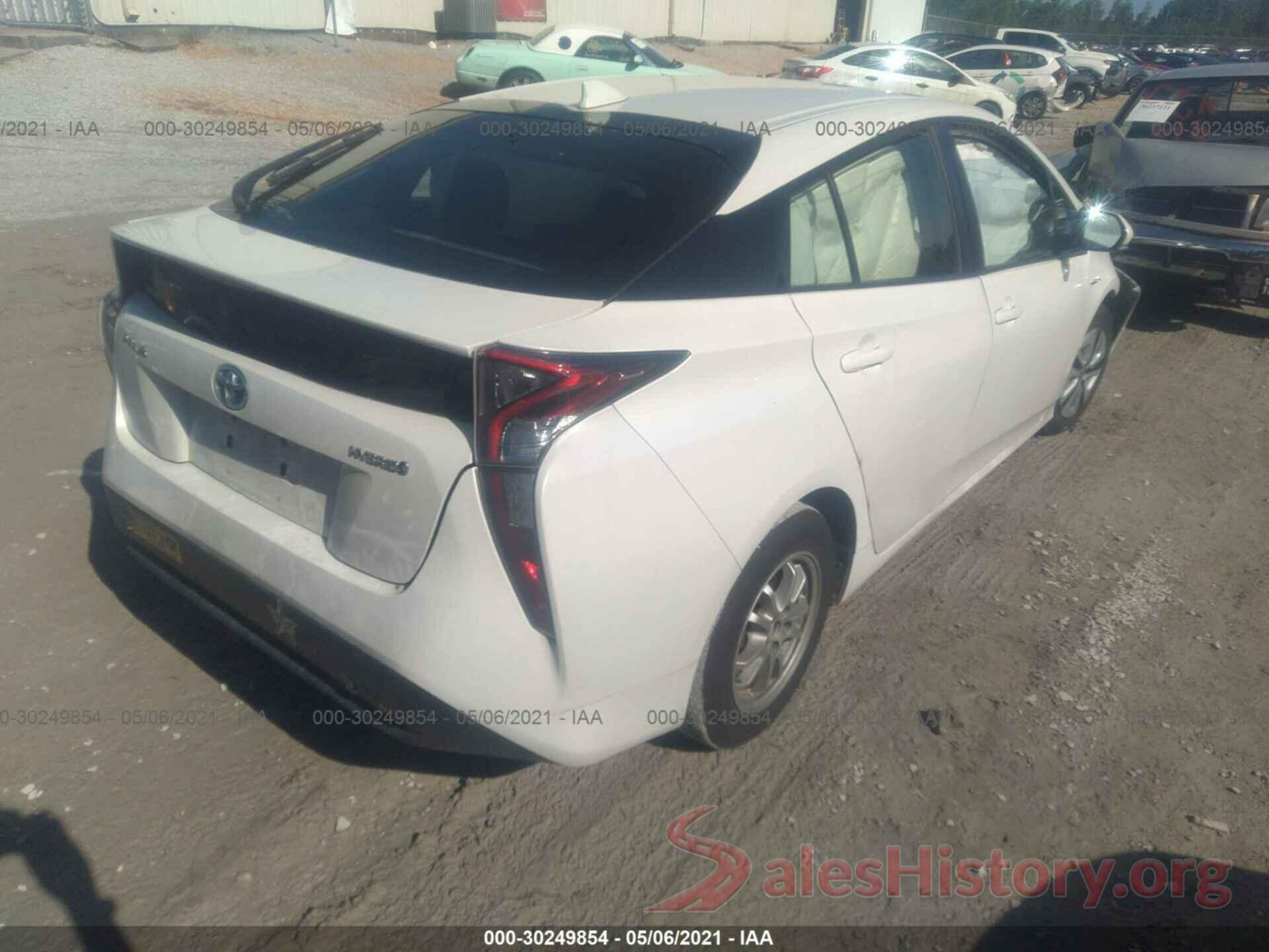 JTDKARFU9G3029008 2016 TOYOTA PRIUS