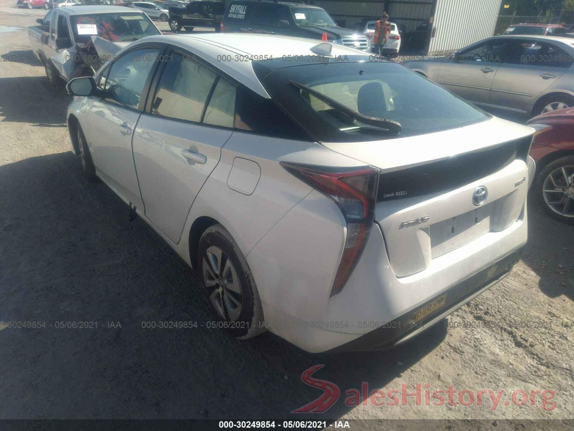 JTDKARFU9G3029008 2016 TOYOTA PRIUS