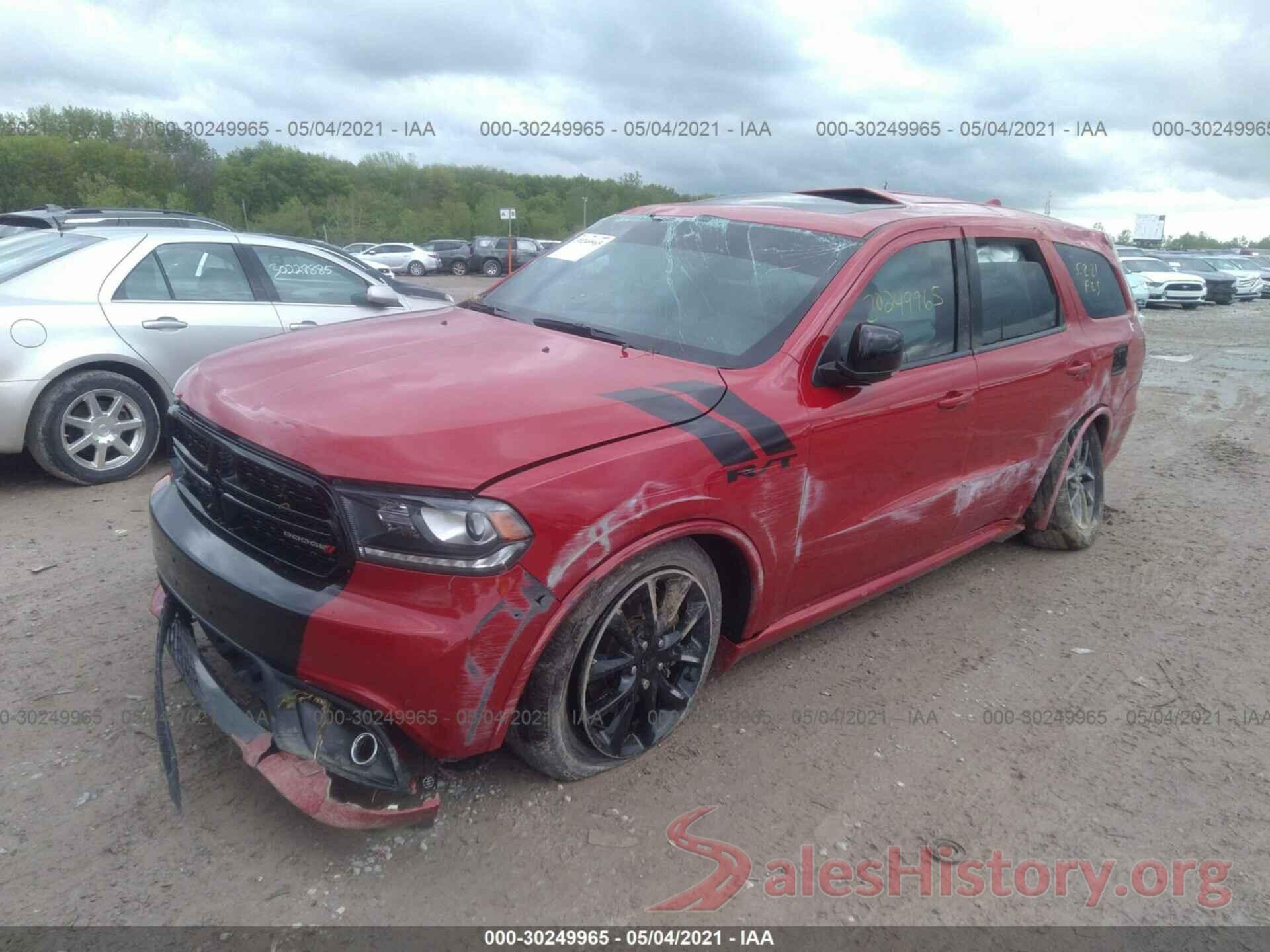 1C4SDJCT2HC950878 2017 DODGE DURANGO