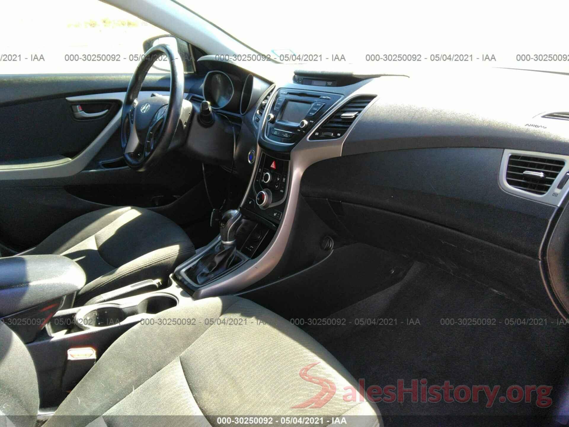 KMHDH4AE6GU564388 2016 HYUNDAI ELANTRA