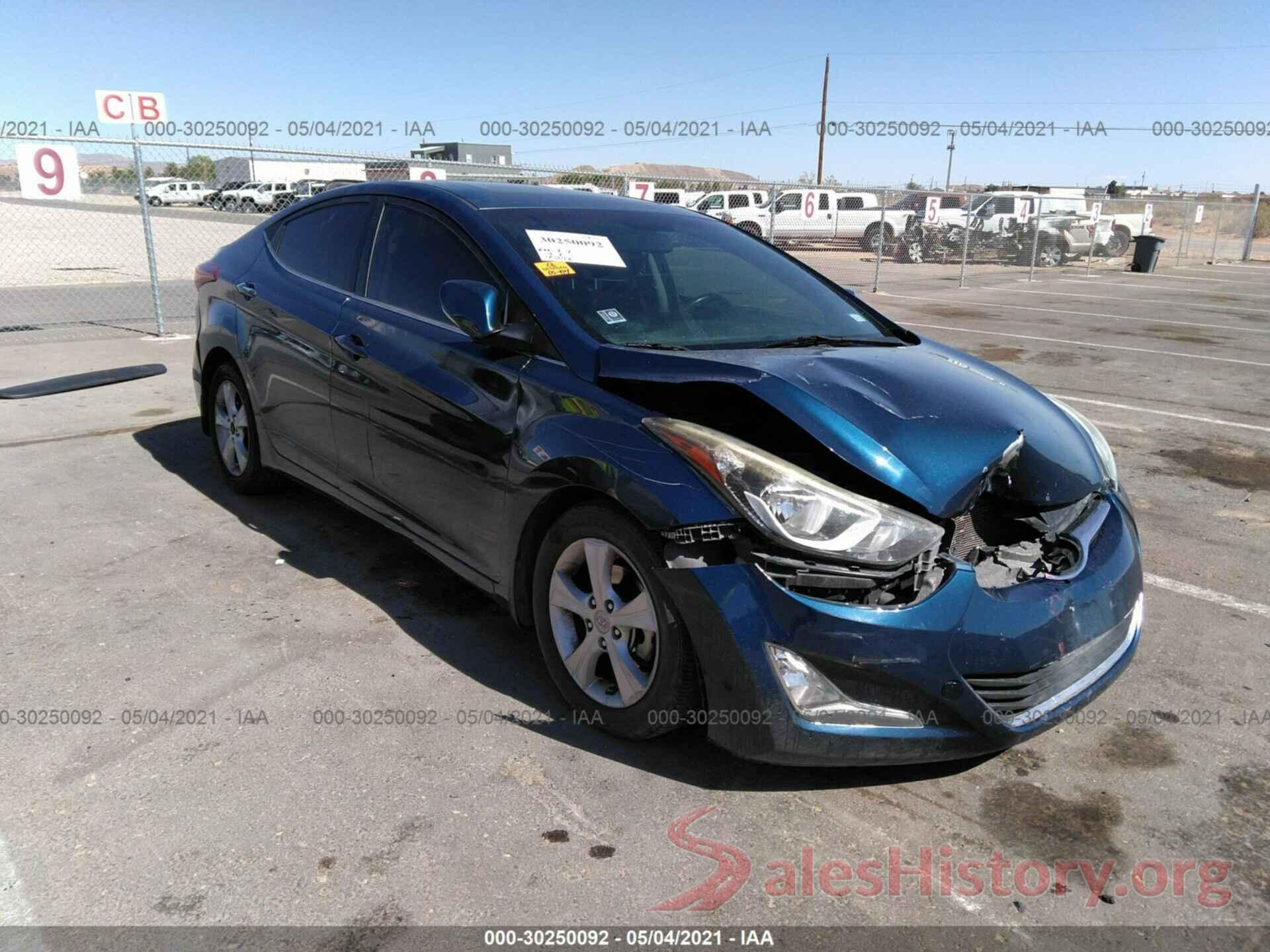 KMHDH4AE6GU564388 2016 HYUNDAI ELANTRA