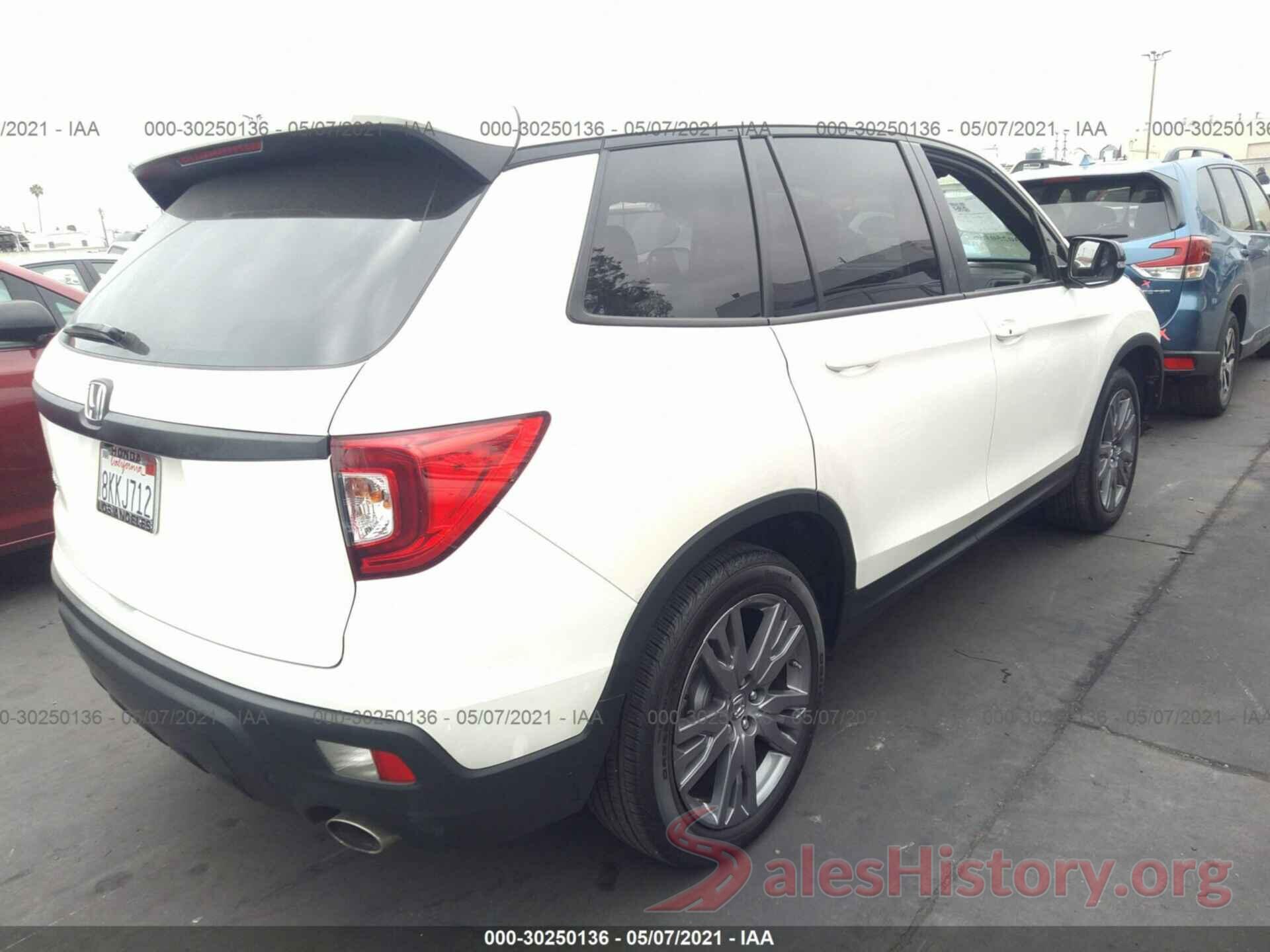 5FNYF7H52KB006509 2019 HONDA PASSPORT