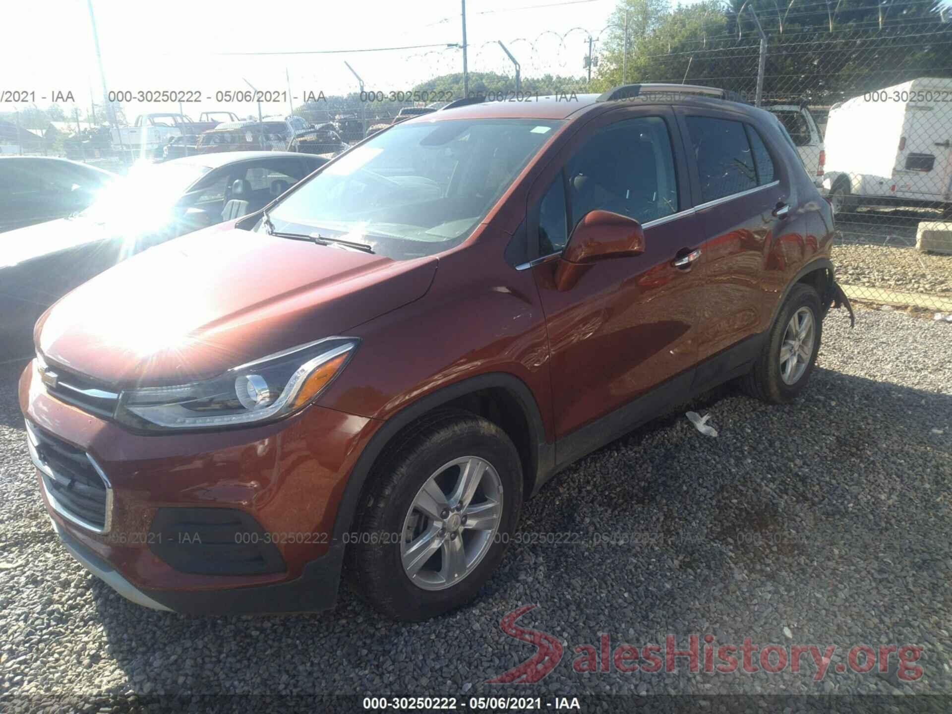 3GNCJPSB6KL293529 2019 CHEVROLET TRAX