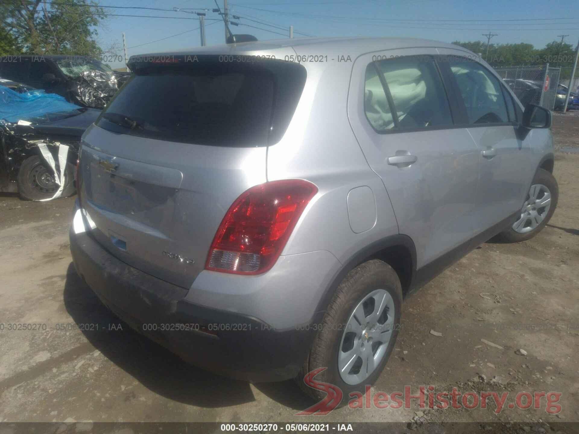 KL7CJKSB9GB673191 2016 CHEVROLET TRAX