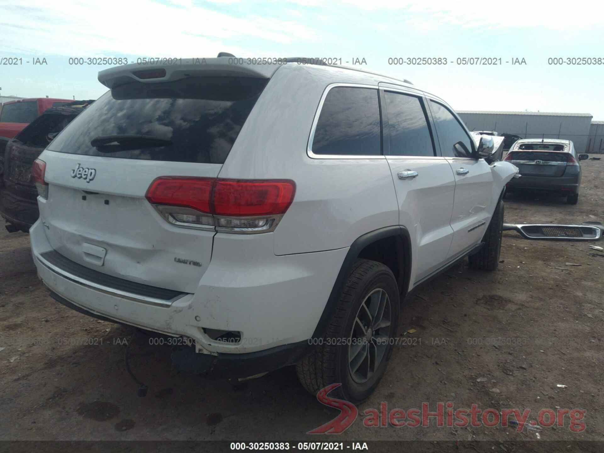 1C4RJFBG2HC884888 2017 JEEP GRAND CHEROKEE