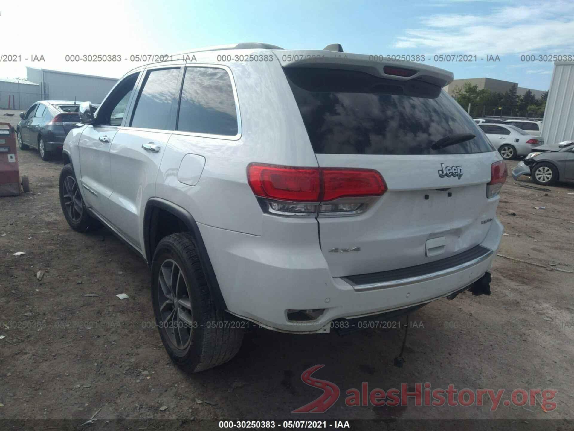 1C4RJFBG2HC884888 2017 JEEP GRAND CHEROKEE