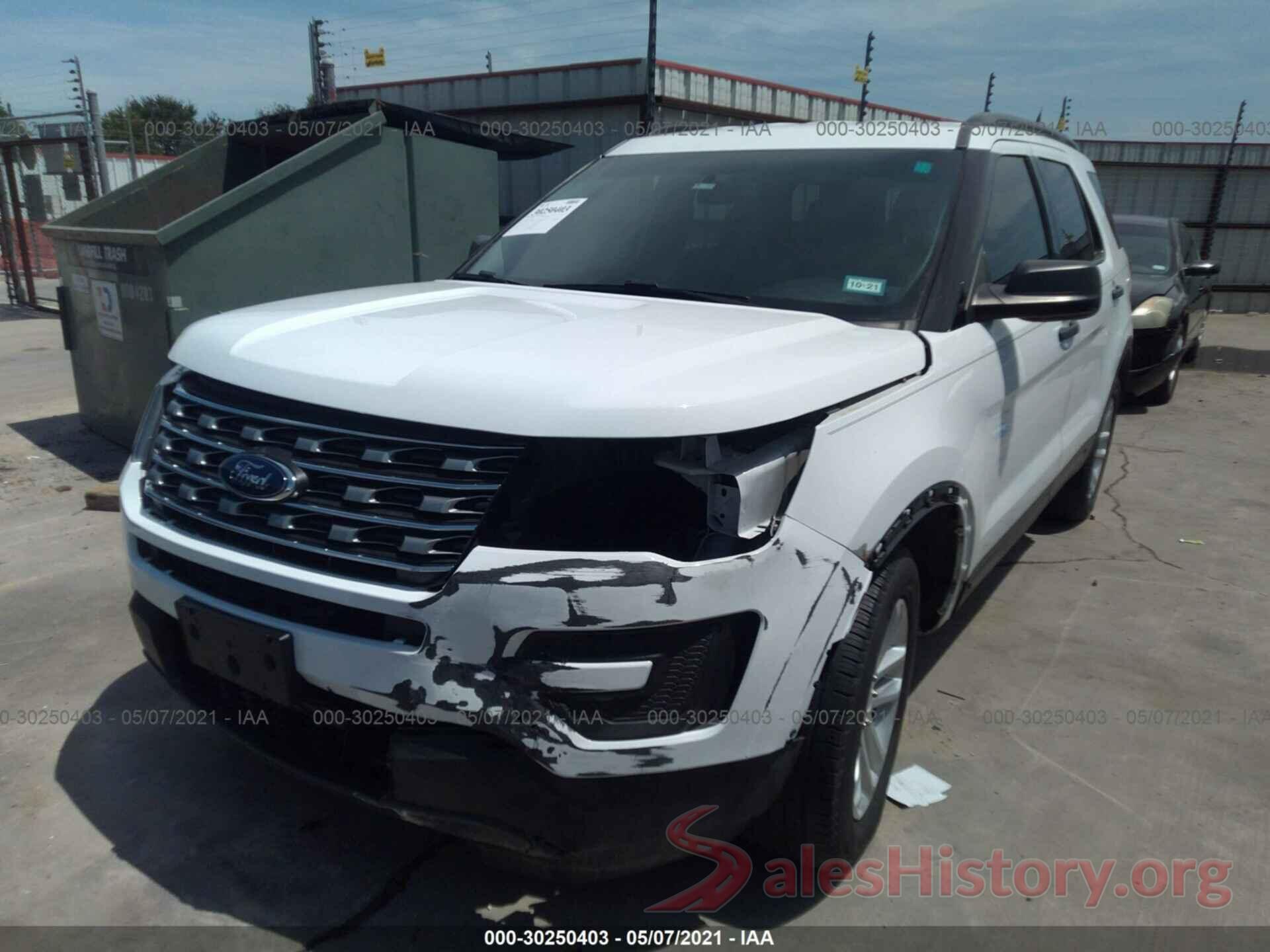 1FM5K7BH1GGA51399 2016 FORD EXPLORER