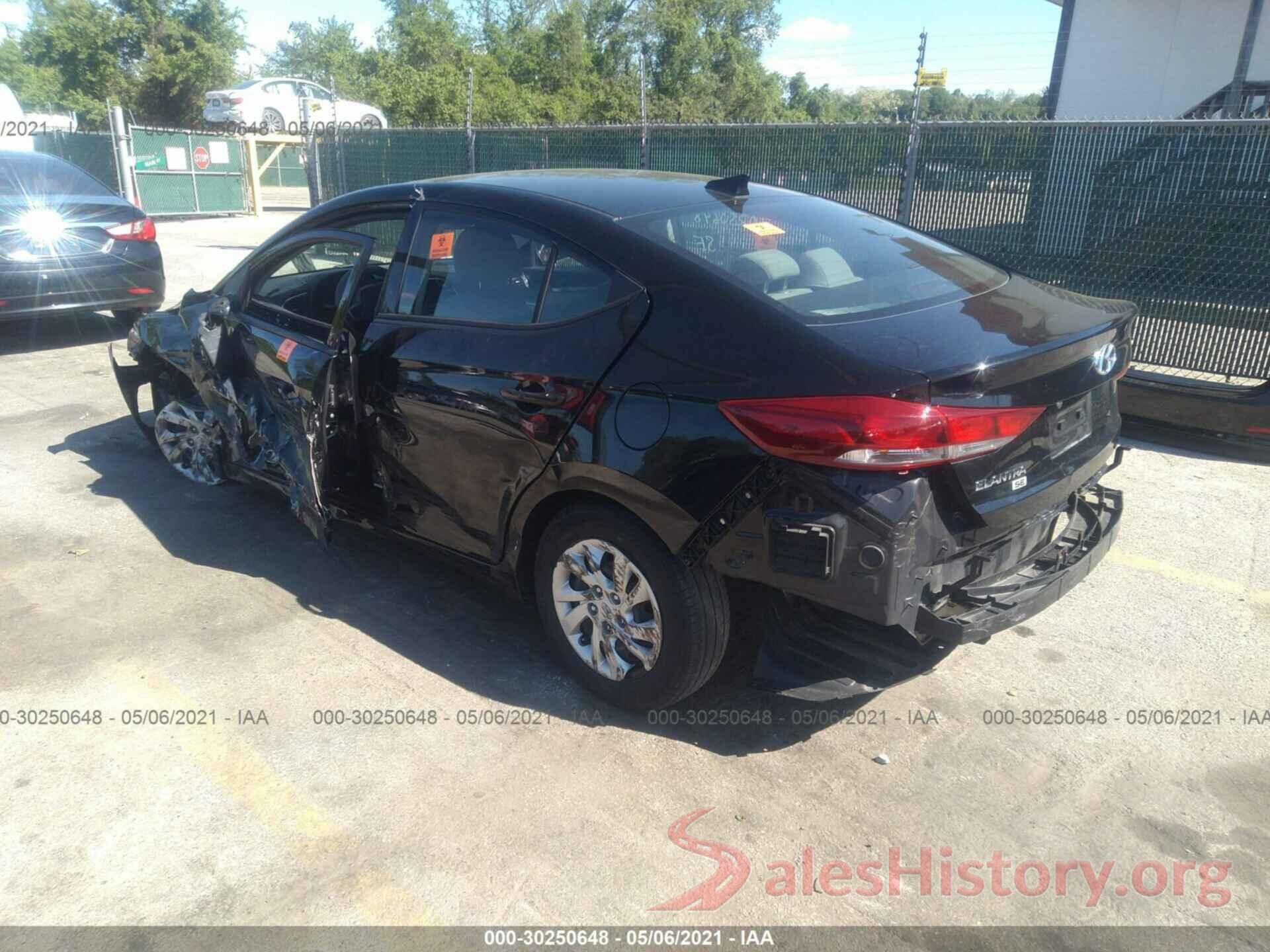 5NPD74LF4JH379609 2018 HYUNDAI ELANTRA