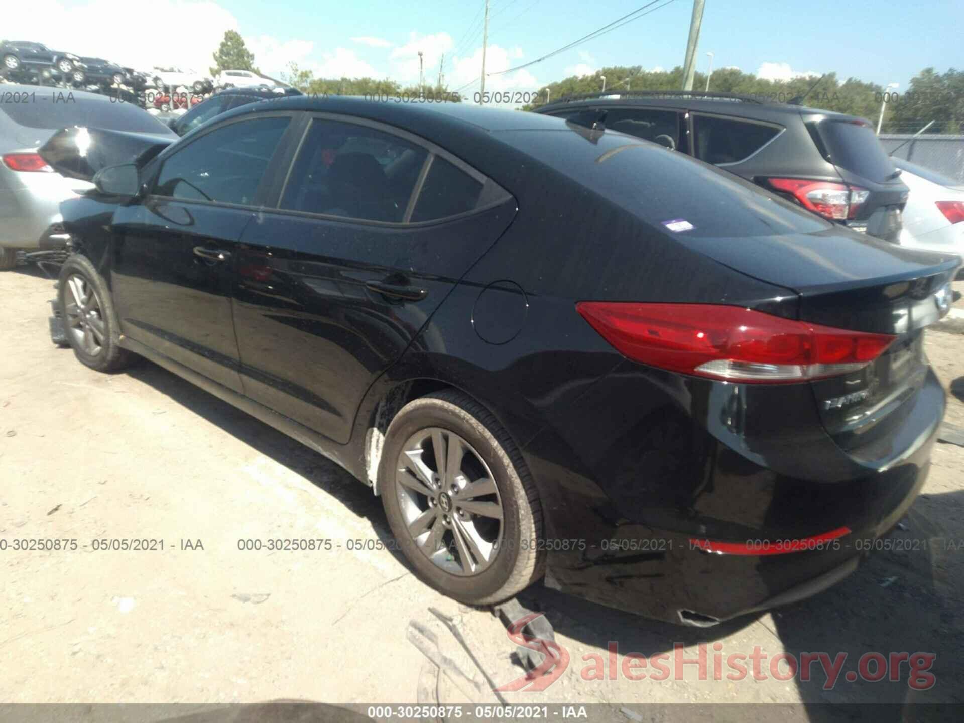 KMHD84LFXHU101144 2017 HYUNDAI ELANTRA