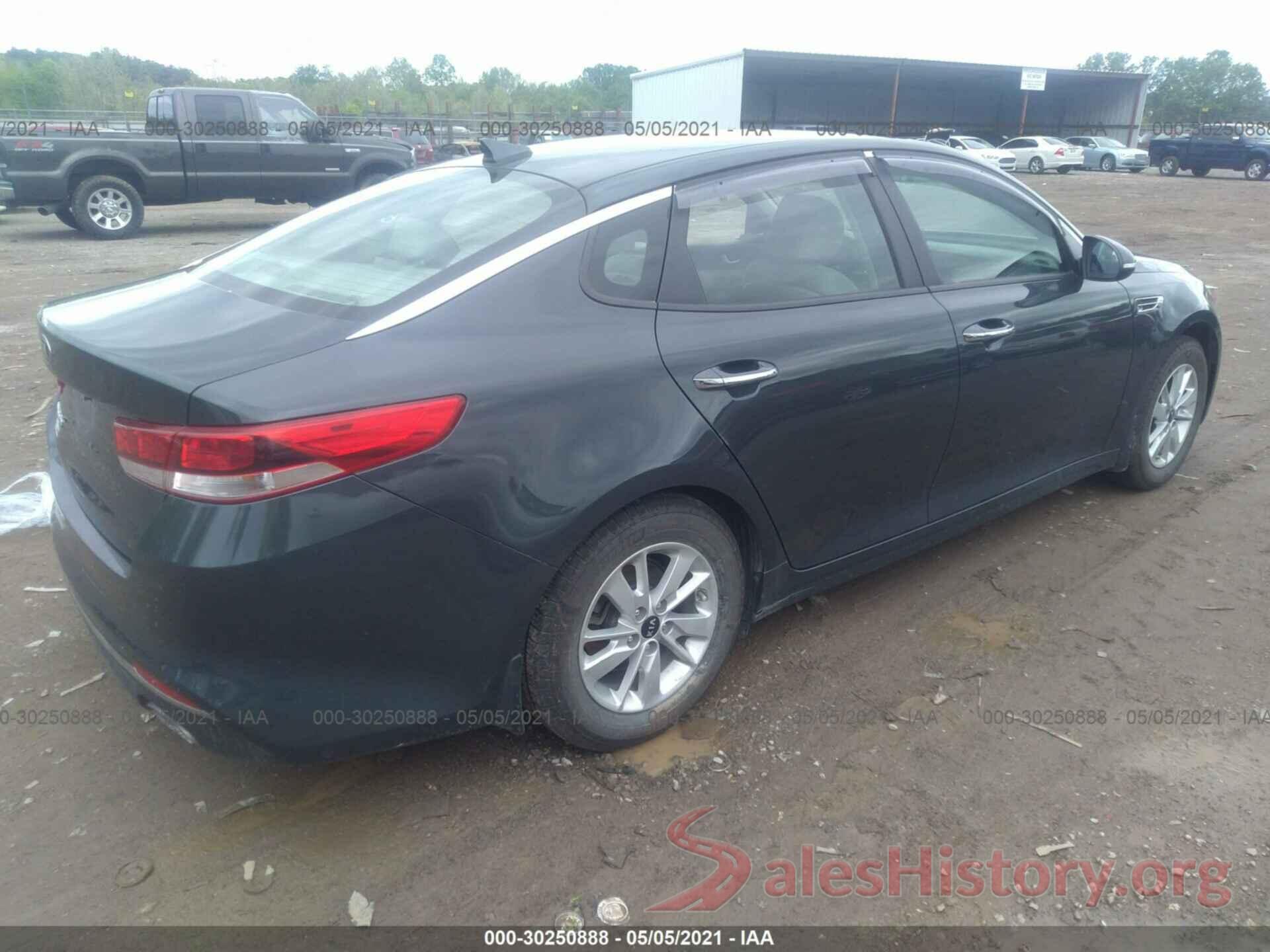 KNAGT4L36G5075301 2016 KIA OPTIMA