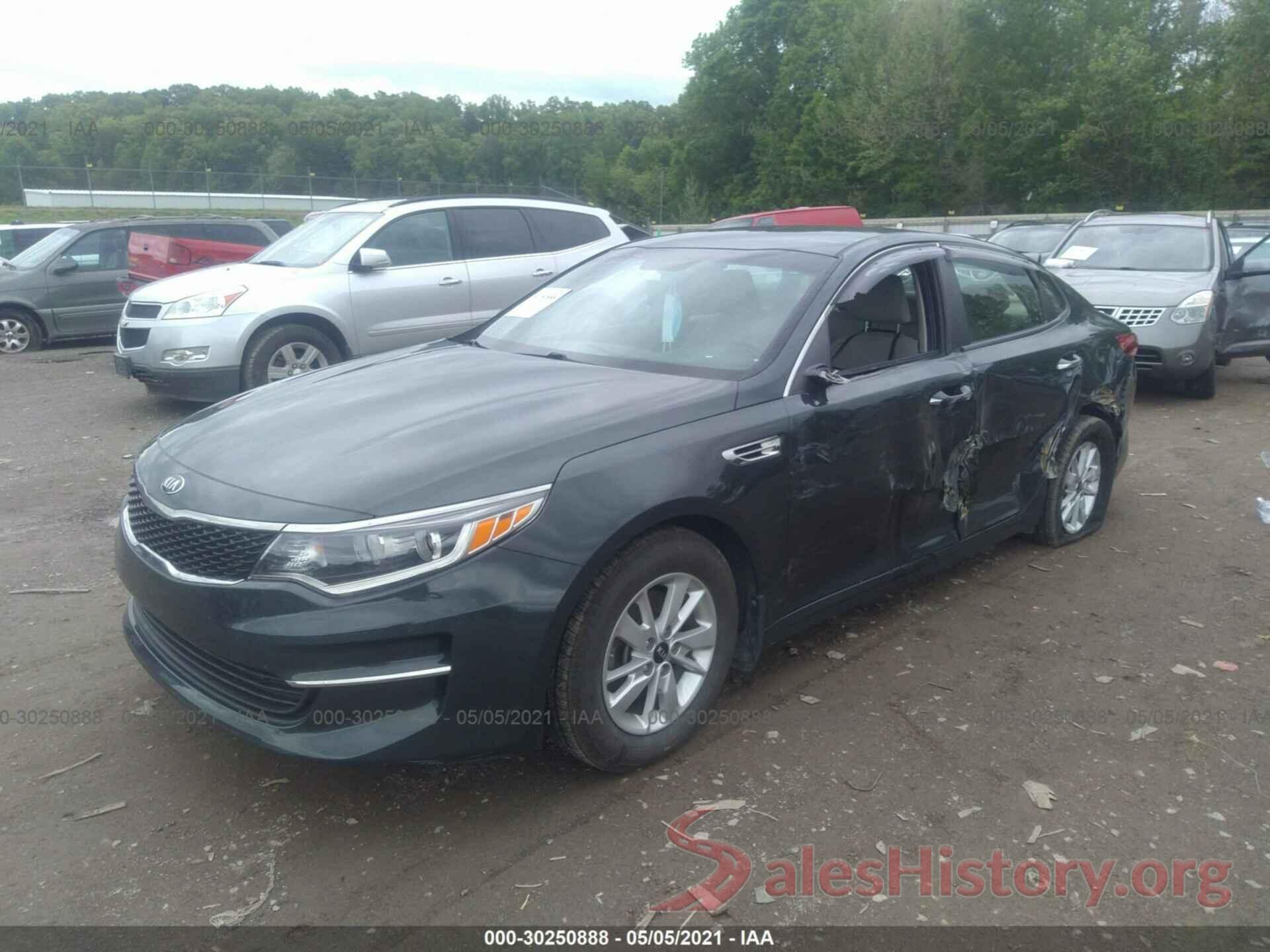 KNAGT4L36G5075301 2016 KIA OPTIMA