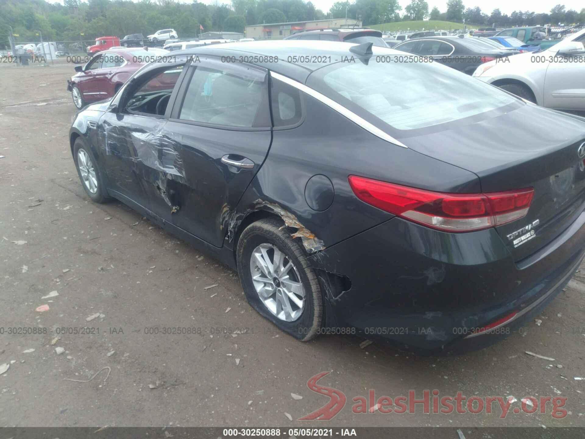 KNAGT4L36G5075301 2016 KIA OPTIMA