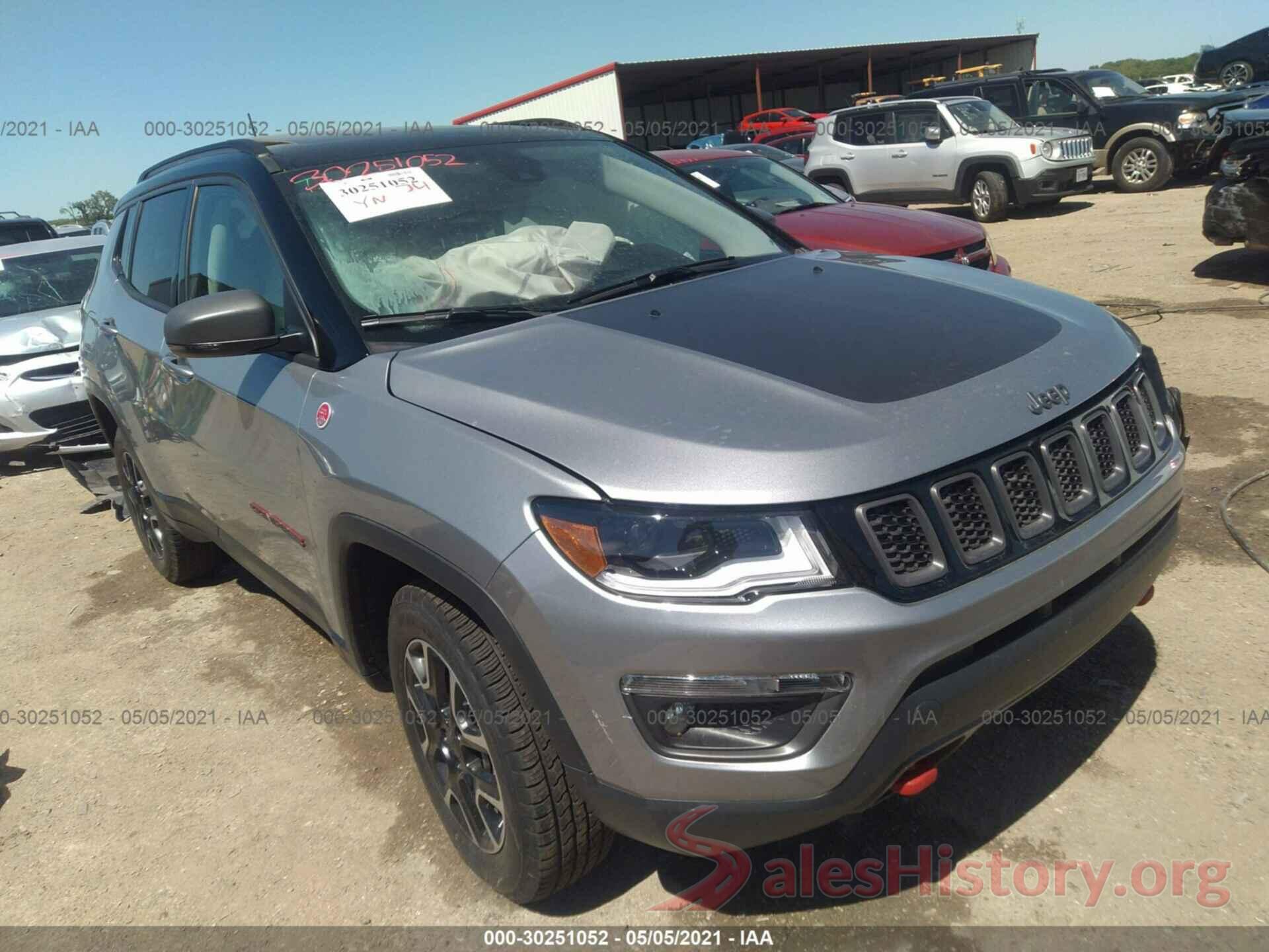 3C4NJDDB1MT555389 2021 JEEP COMPASS