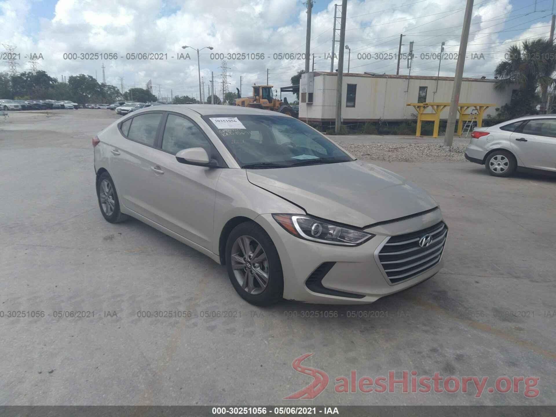 5NPD84LF6HH105934 2017 HYUNDAI ELANTRA