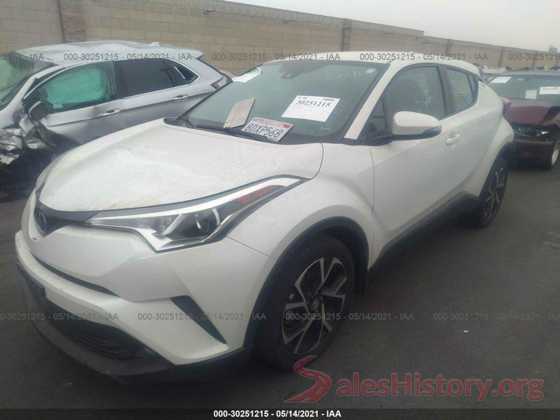 NMTKHMBX6JR059697 2018 TOYOTA C-HR