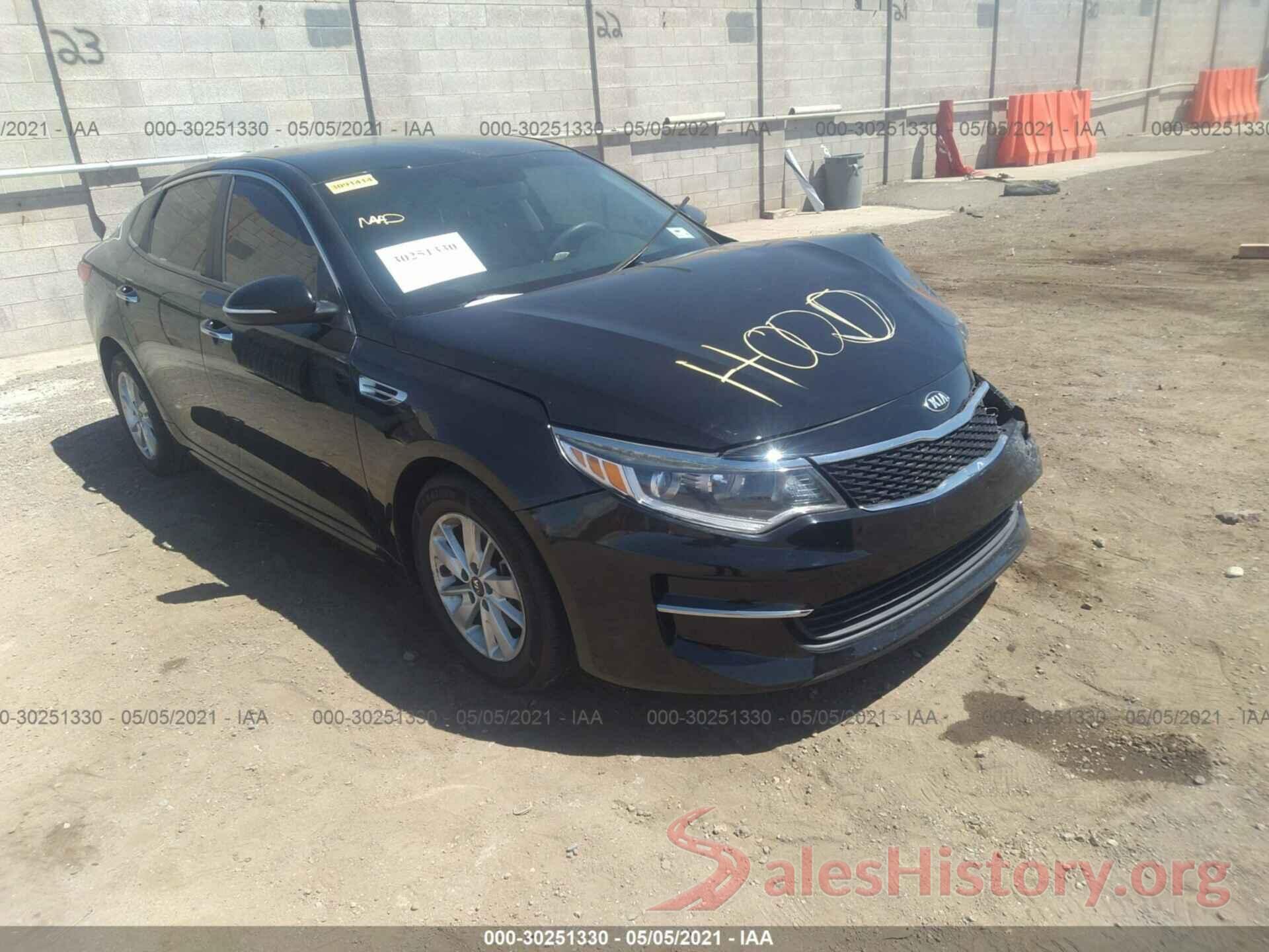 5XXGT4L30GG092397 2016 KIA OPTIMA