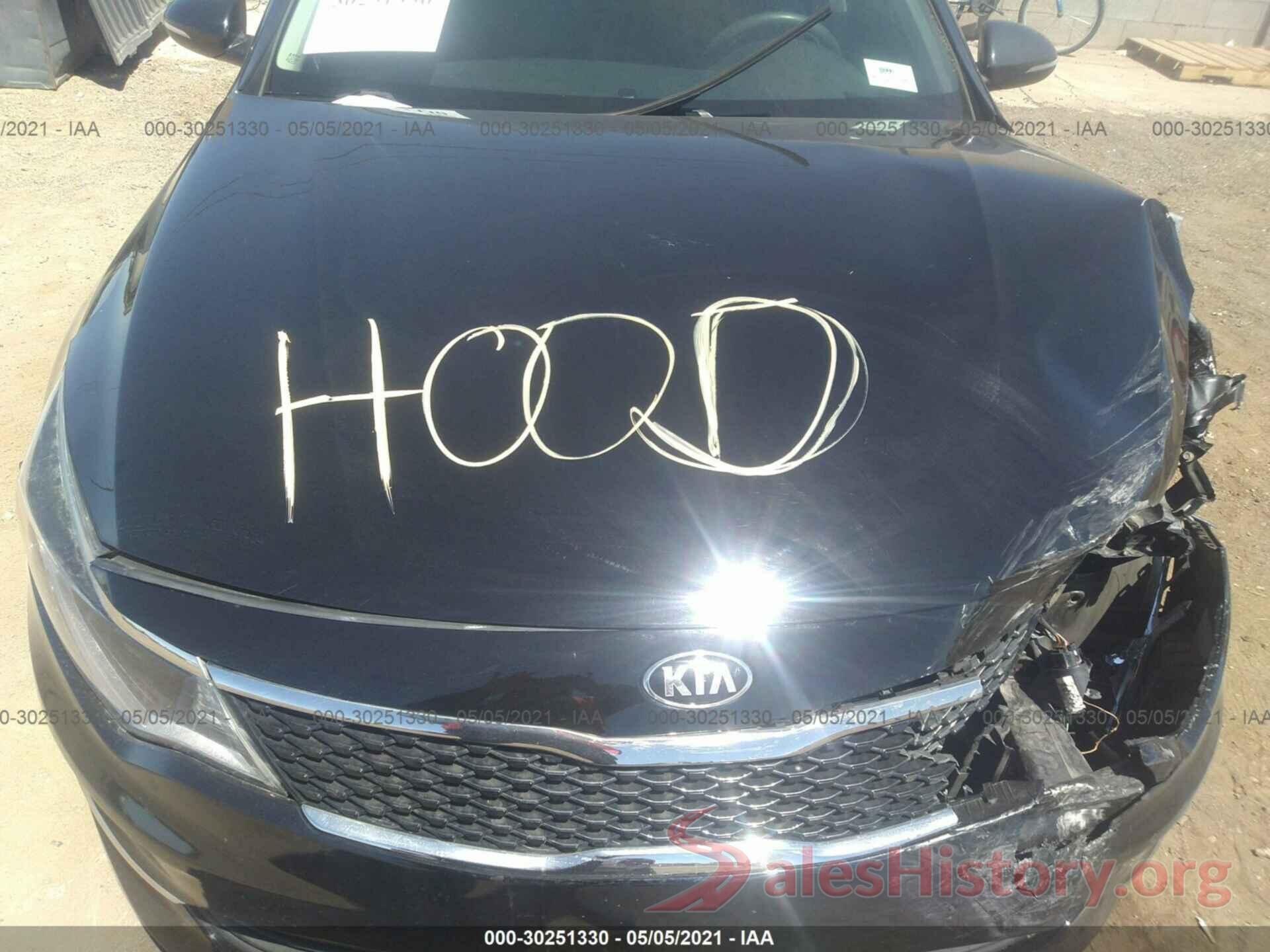 5XXGT4L30GG092397 2016 KIA OPTIMA