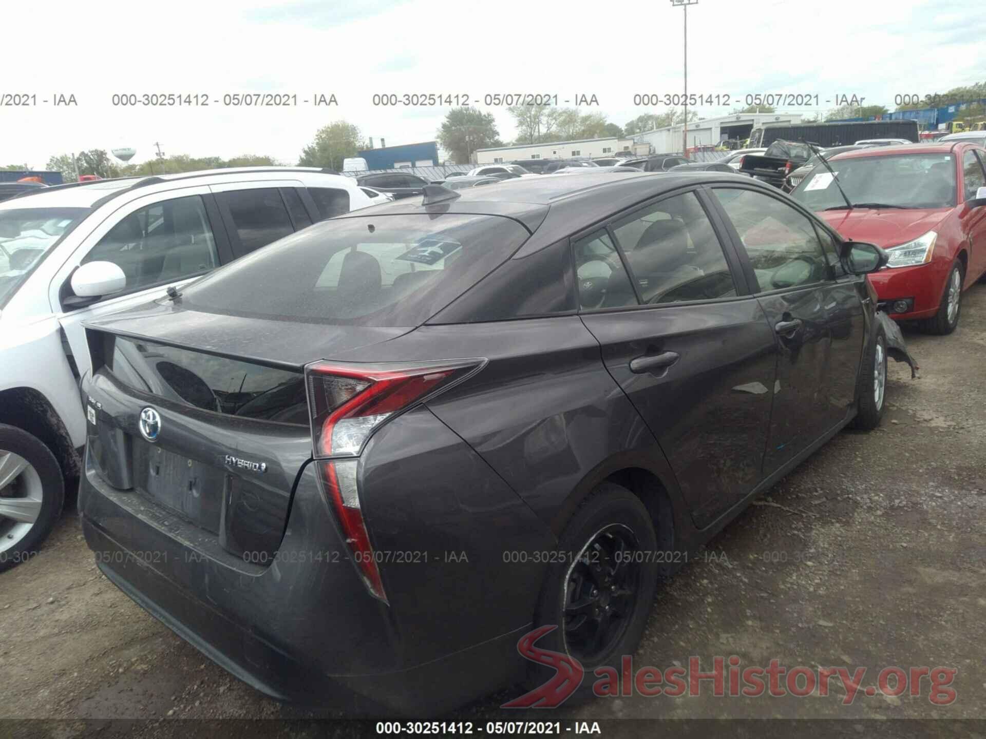 JTDKARFU4G3513054 2016 TOYOTA PRIUS