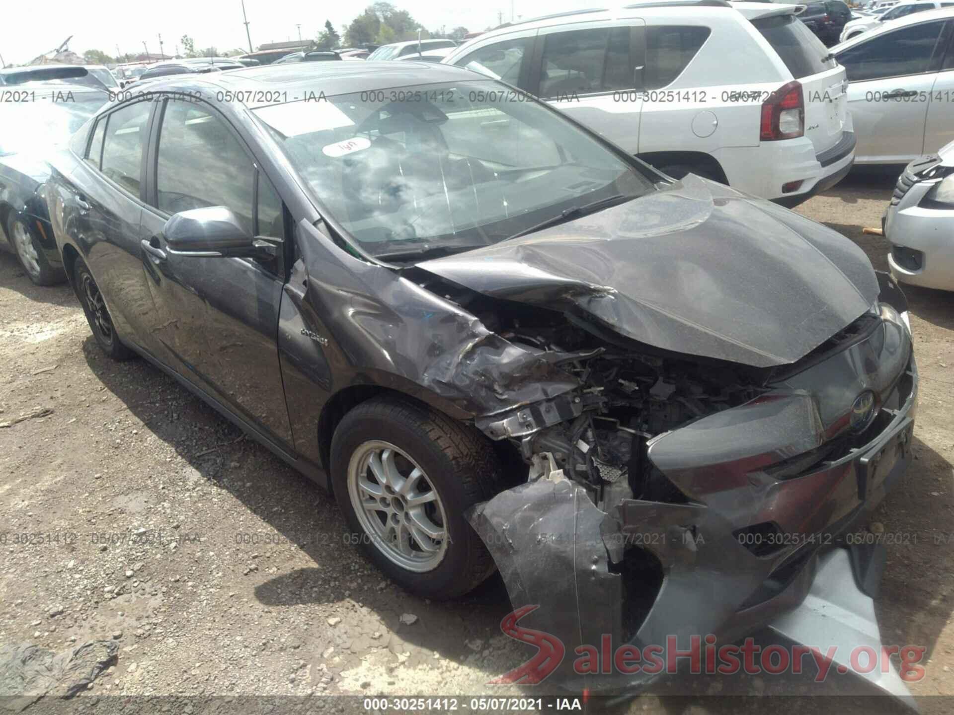 JTDKARFU4G3513054 2016 TOYOTA PRIUS