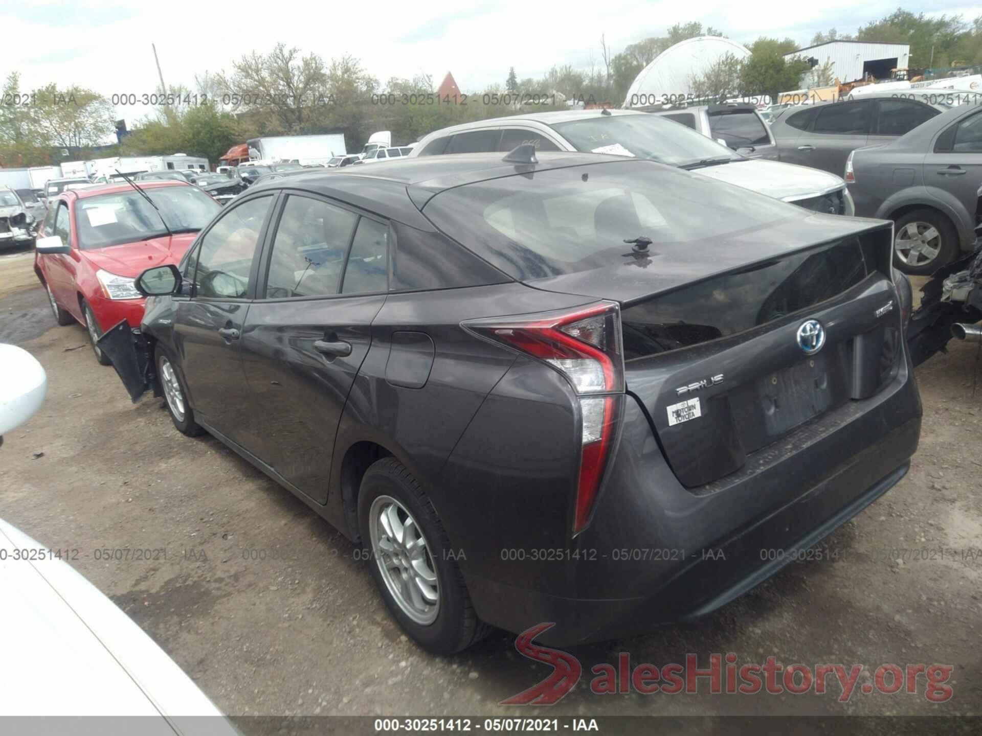 JTDKARFU4G3513054 2016 TOYOTA PRIUS