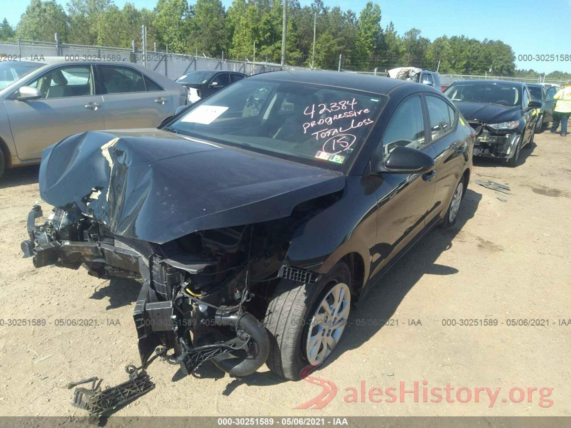 KMHD74LFXKU849516 2019 HYUNDAI ELANTRA