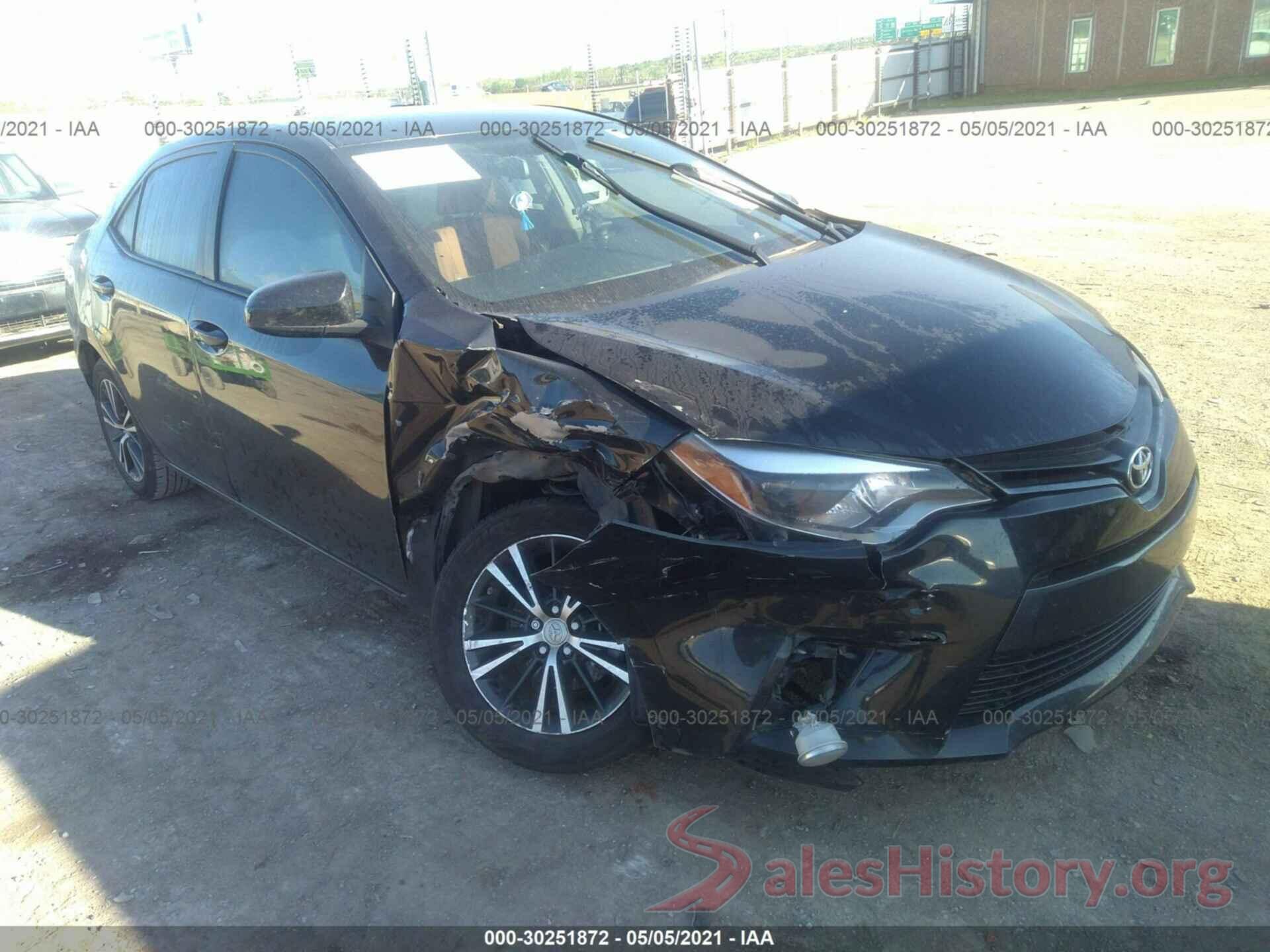 5YFBURHE8GP562553 2016 TOYOTA COROLLA