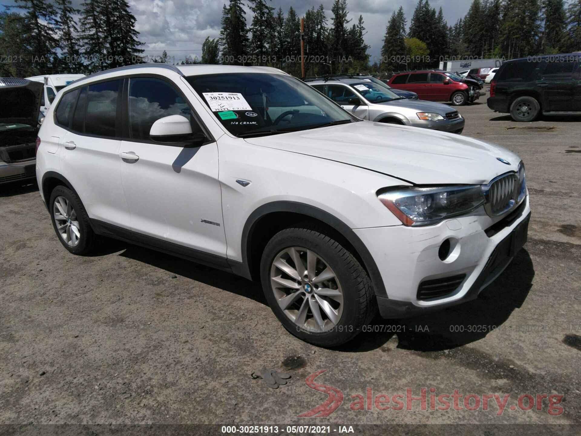 5UXWX9C59G0D86155 2016 BMW X3